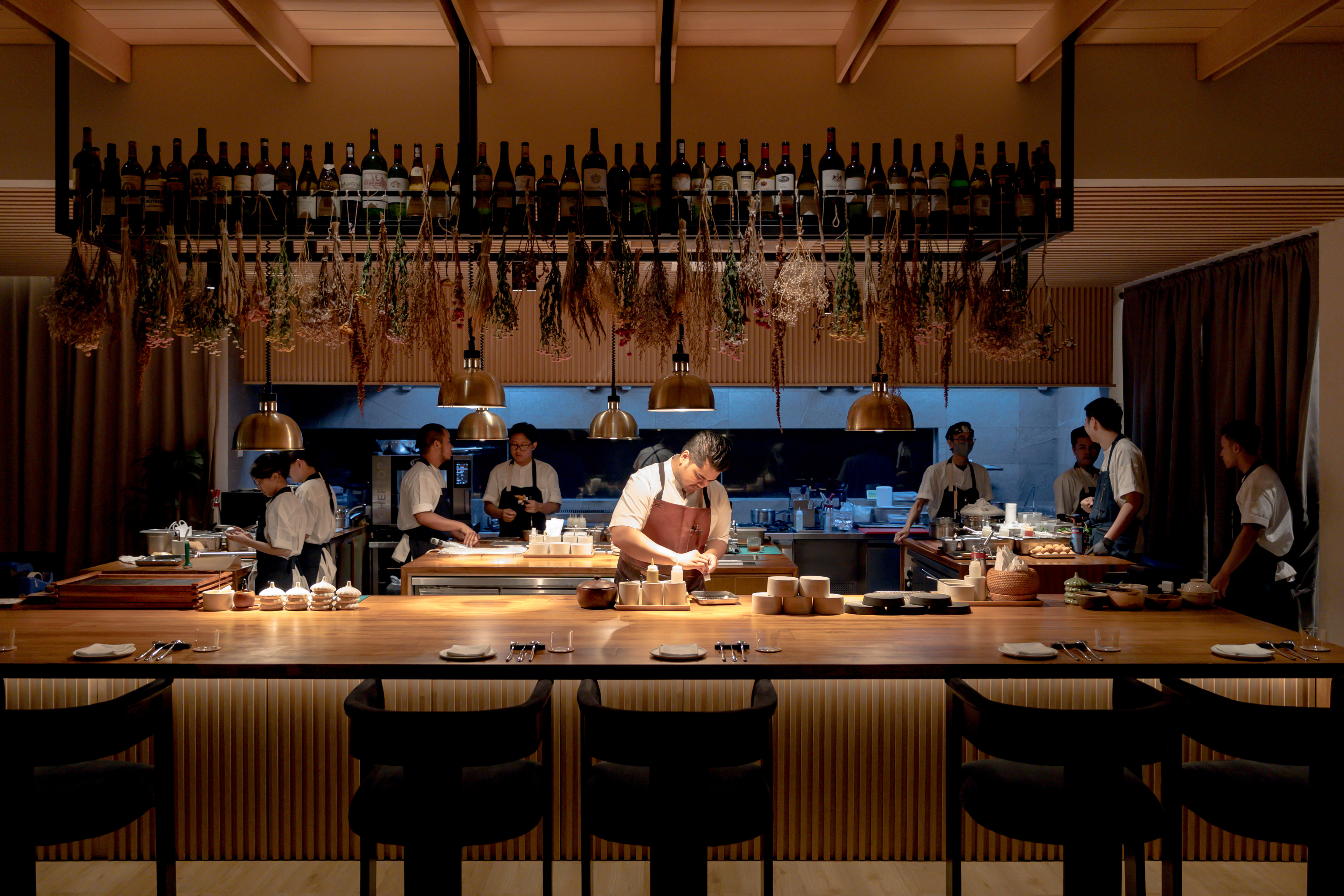 Chefs prepare food at ESA in Jakarta, Indonesia. A notable trend in the capital city is the rise of tasting-menu-only restaurants like this one. Photo: ESA