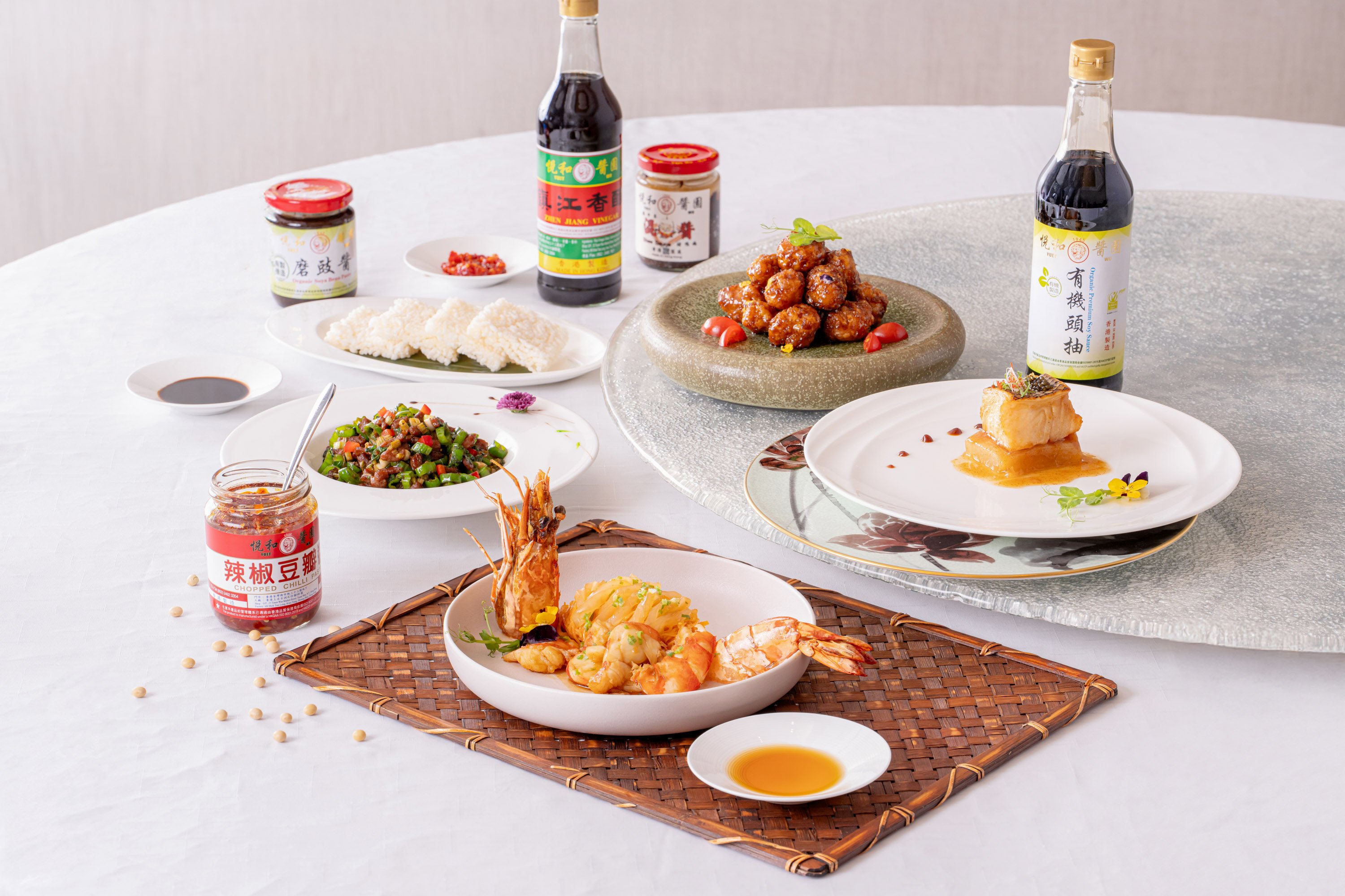 Special menu using Yuet Wo Sauce Garden products Photo: Cordis Hong Kong