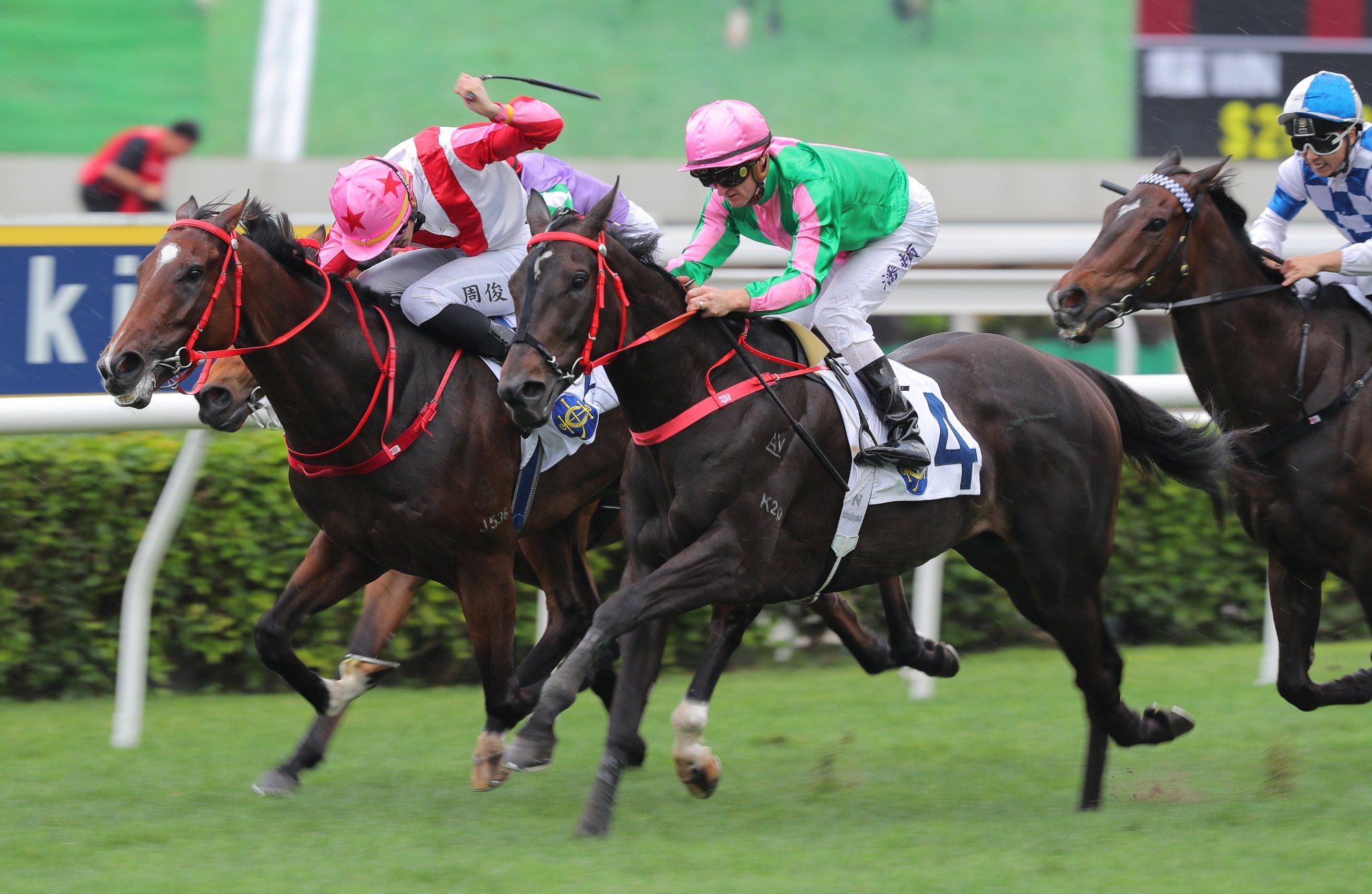 Bundle Award (outside) wins the Queen Mother Memorial Cup under Zac Purton.