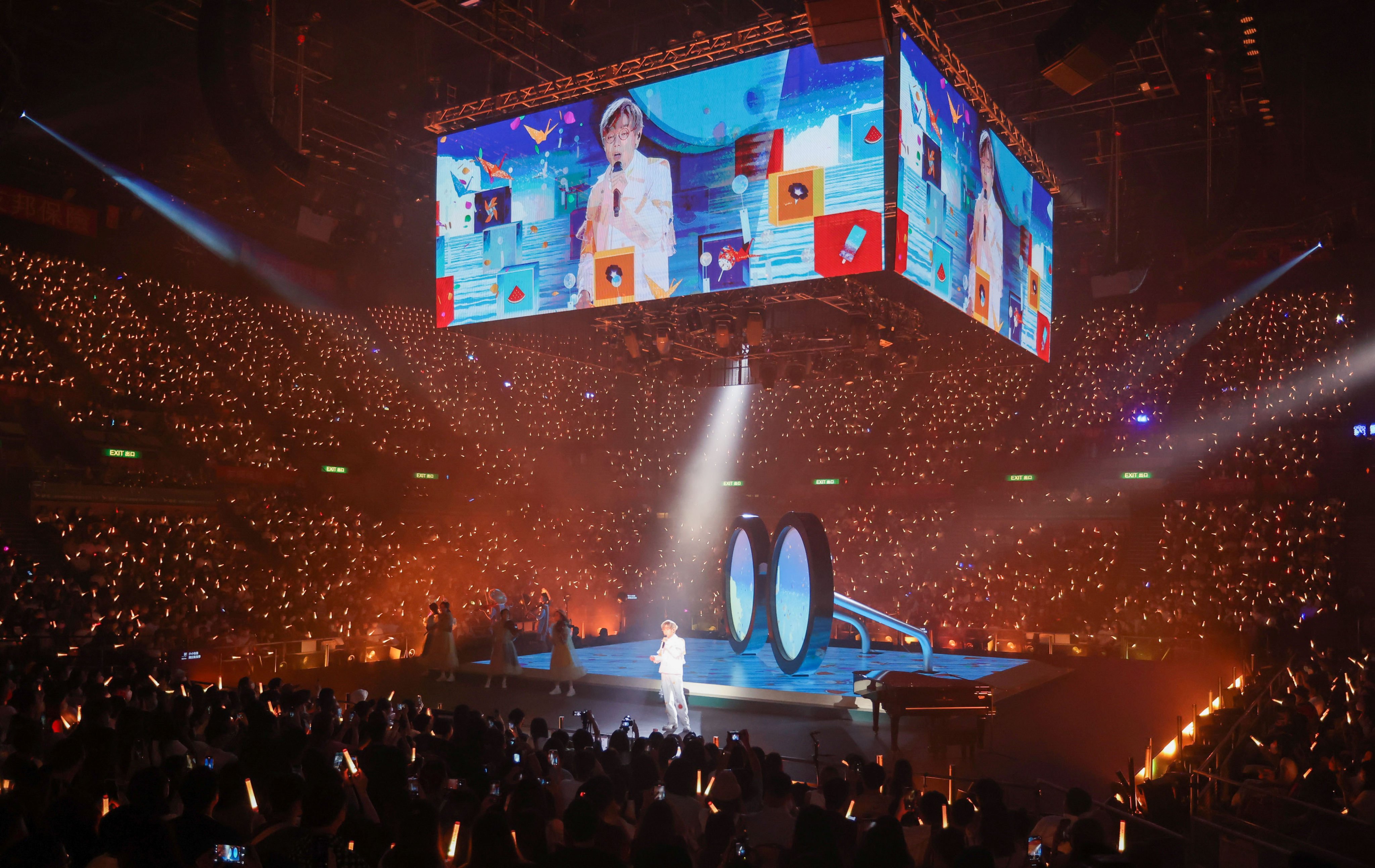 Terence Lam Ka-him performs at Hong Kong Coliseum in 2022. Photo: Jonathan Wong