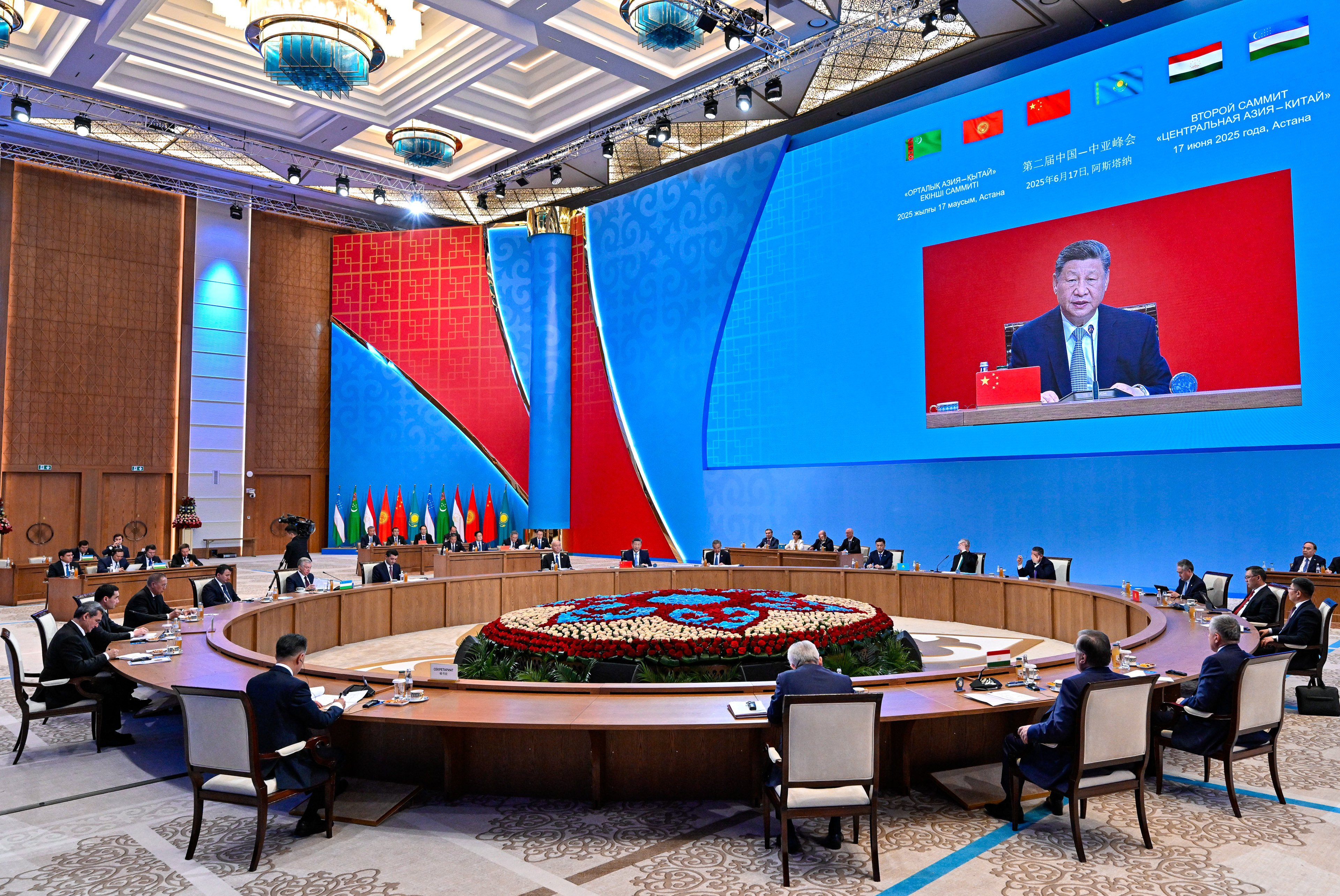 Chinese President Xi Jinping delivers a keynote speech during the second China-Central Asia Summit in Astana, Kazakhstan. Photo: Xinhua
