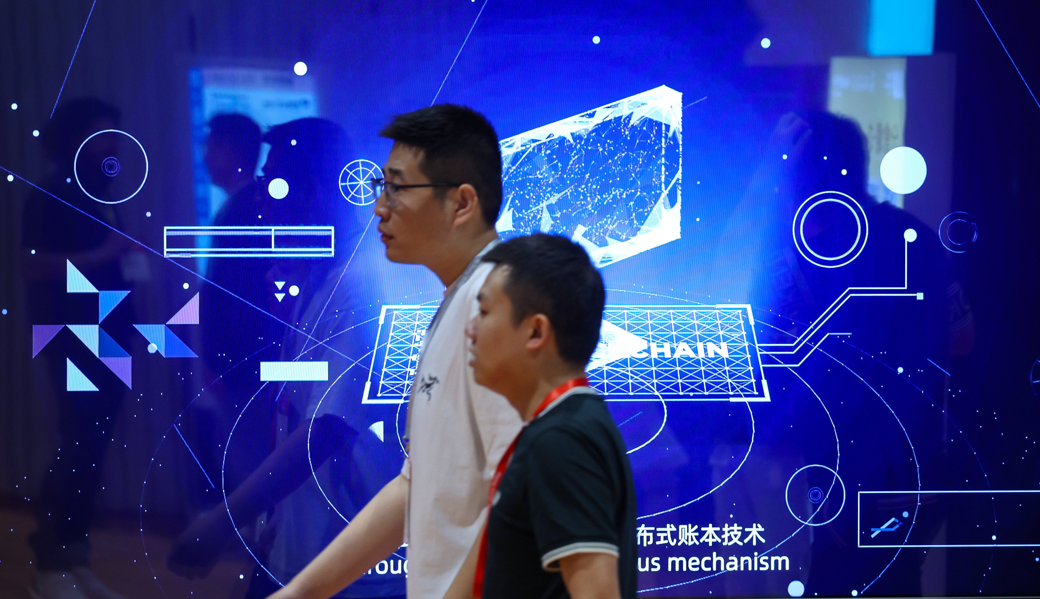 Visitors attend the Web 3 Festival at the Hong Kong Convention and Exhibition Centre in Wan Chai on April 14, 2023. Photo: Yik Yeung-man