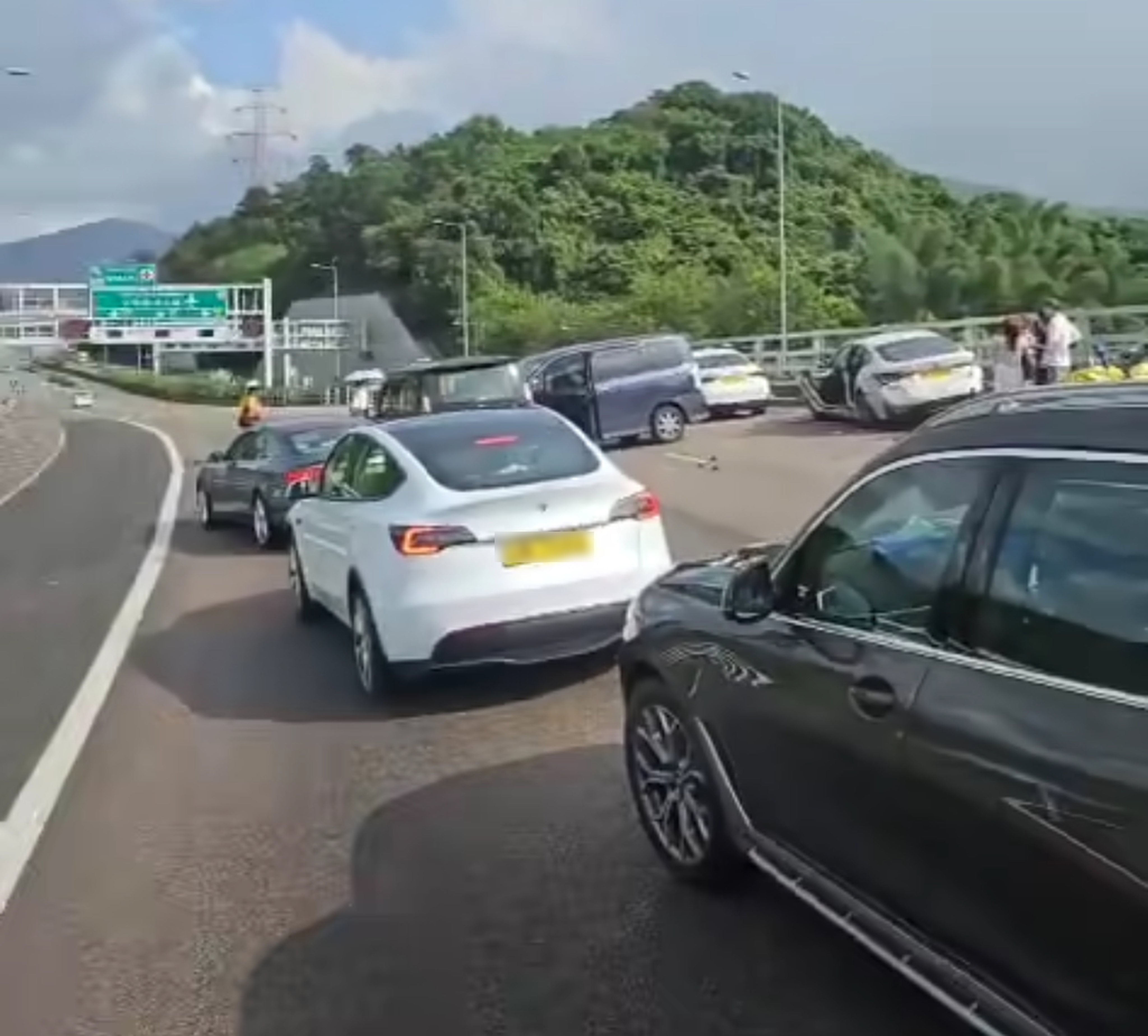 Online dashcam footage from one of the accidents. Photo: Handout