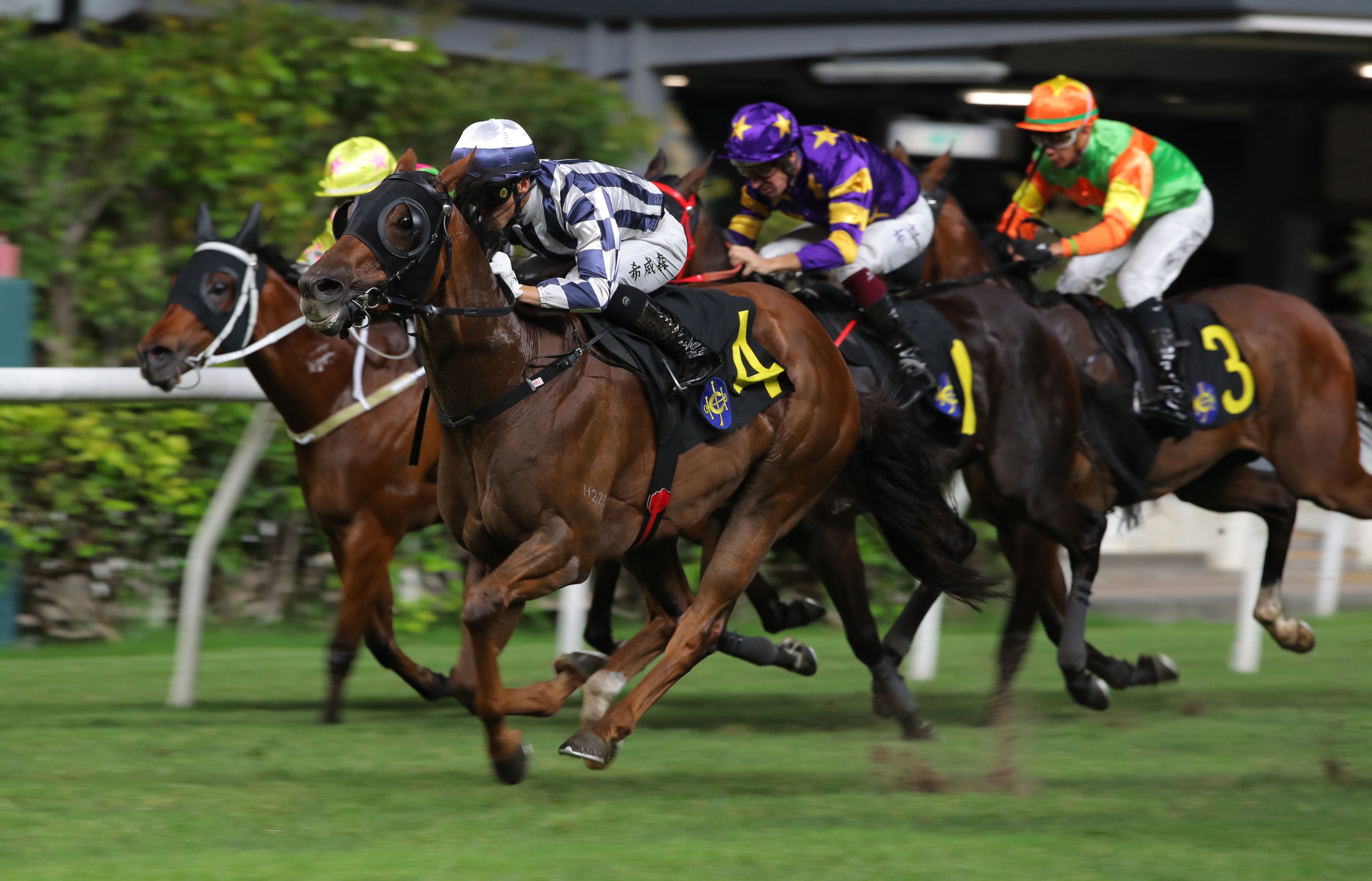 Seasons Wit powers home under Lyle Hewitson at Happy Valley. Photos: Kenneth Chan