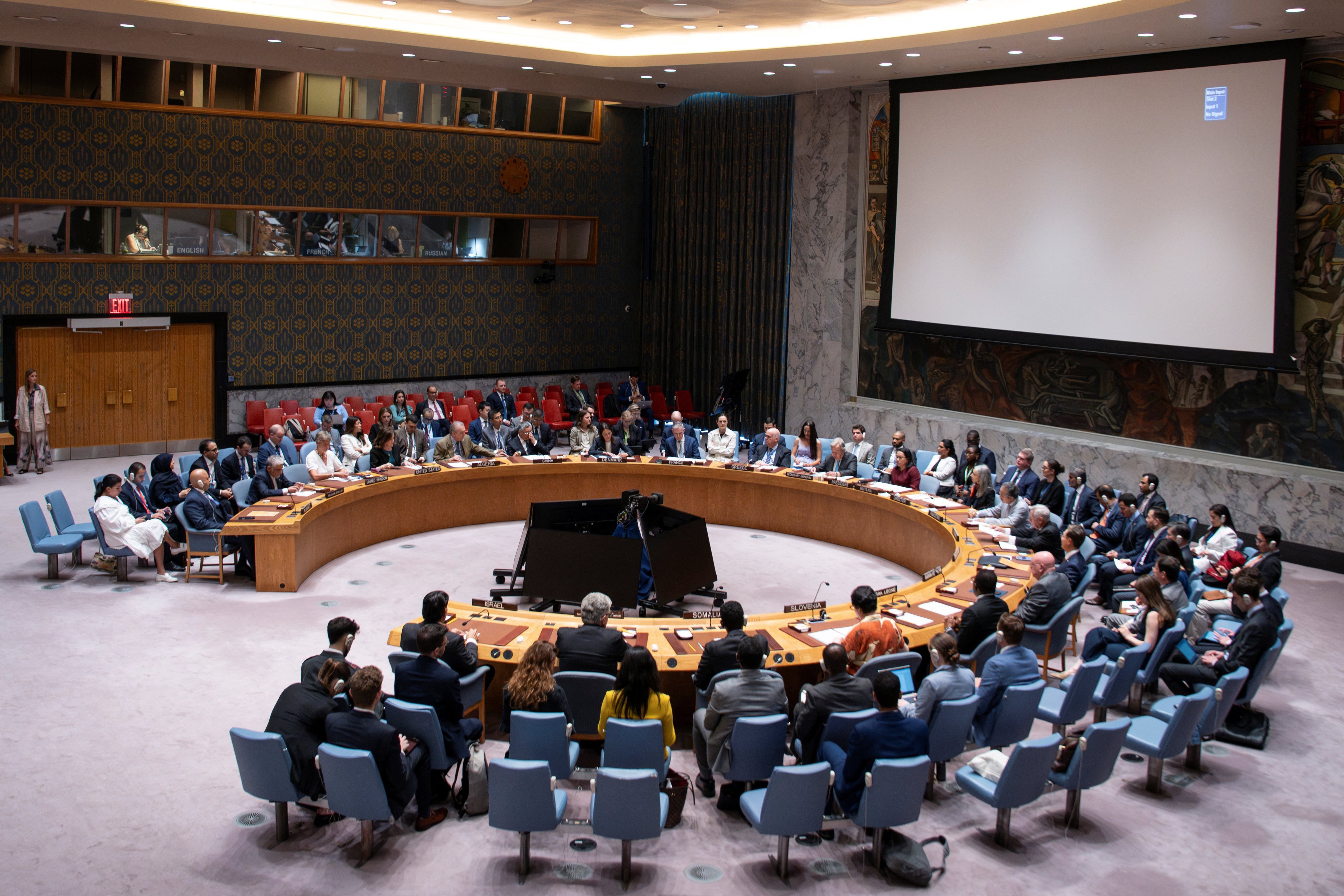 UN Secretary-General Antonio Guterres addresses delegates during a meeting of the United Nations Security Council, following a US attack on Iran’s nuclear sites. Photo: Reuters