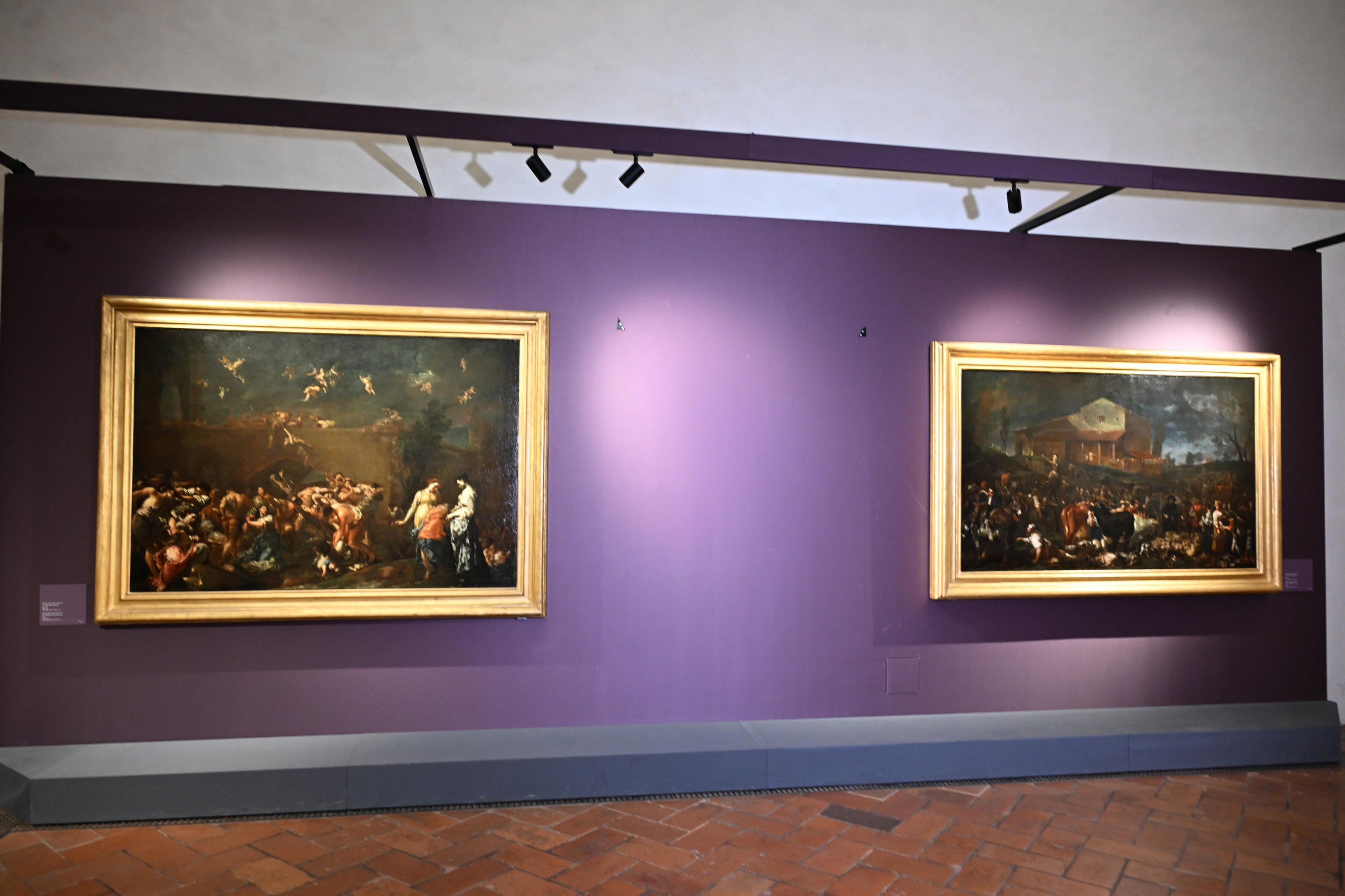 “Portrait of Ferdinando de’ Medici Grand Prince of Tuscany” by Anton Domenico Gabbiani has been removed from the wall of the Uffizi Gallery. Photo: EPA-EFE