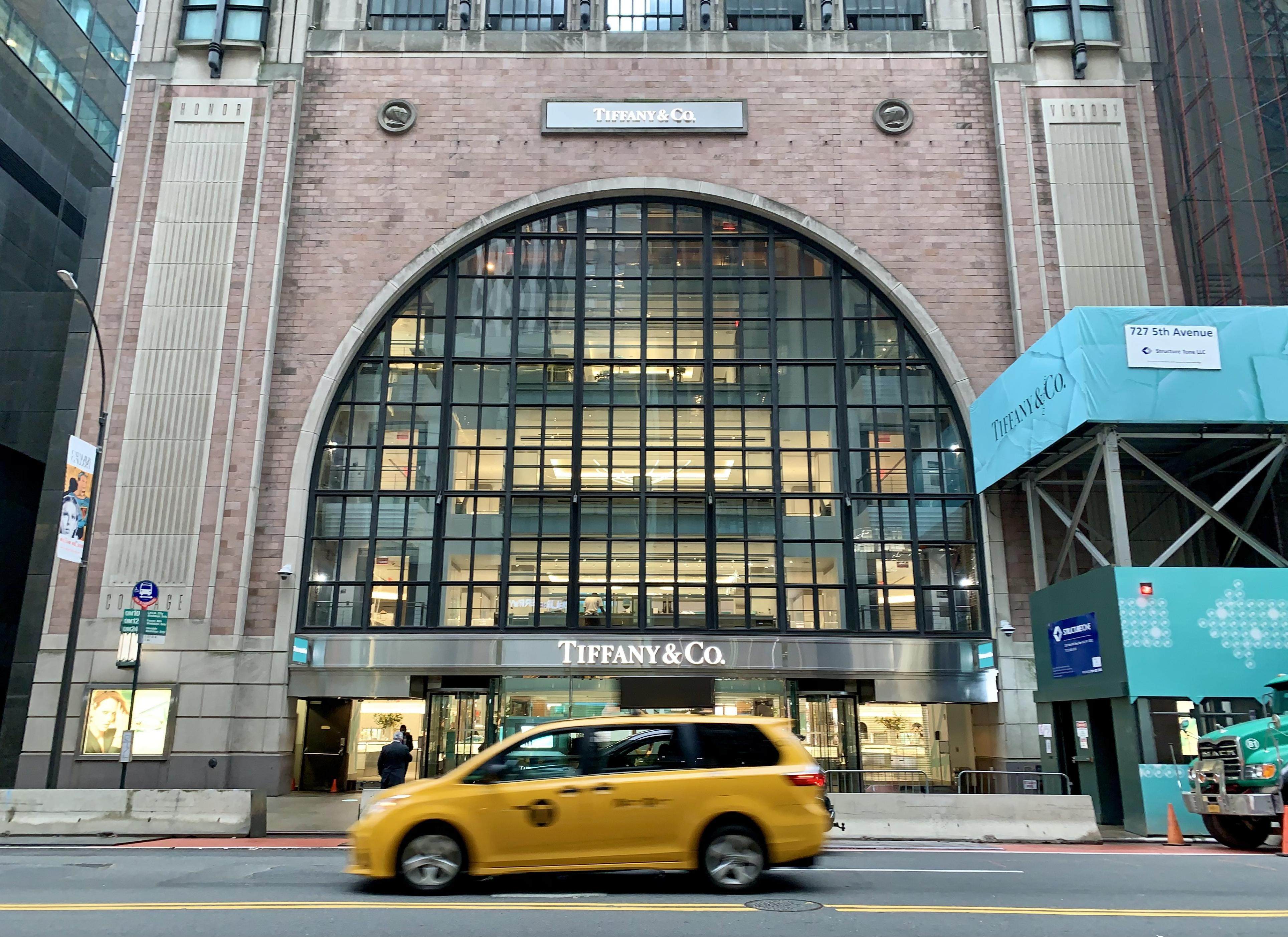 Tiffany’s flagship shop in New York. Photo: Kyodo