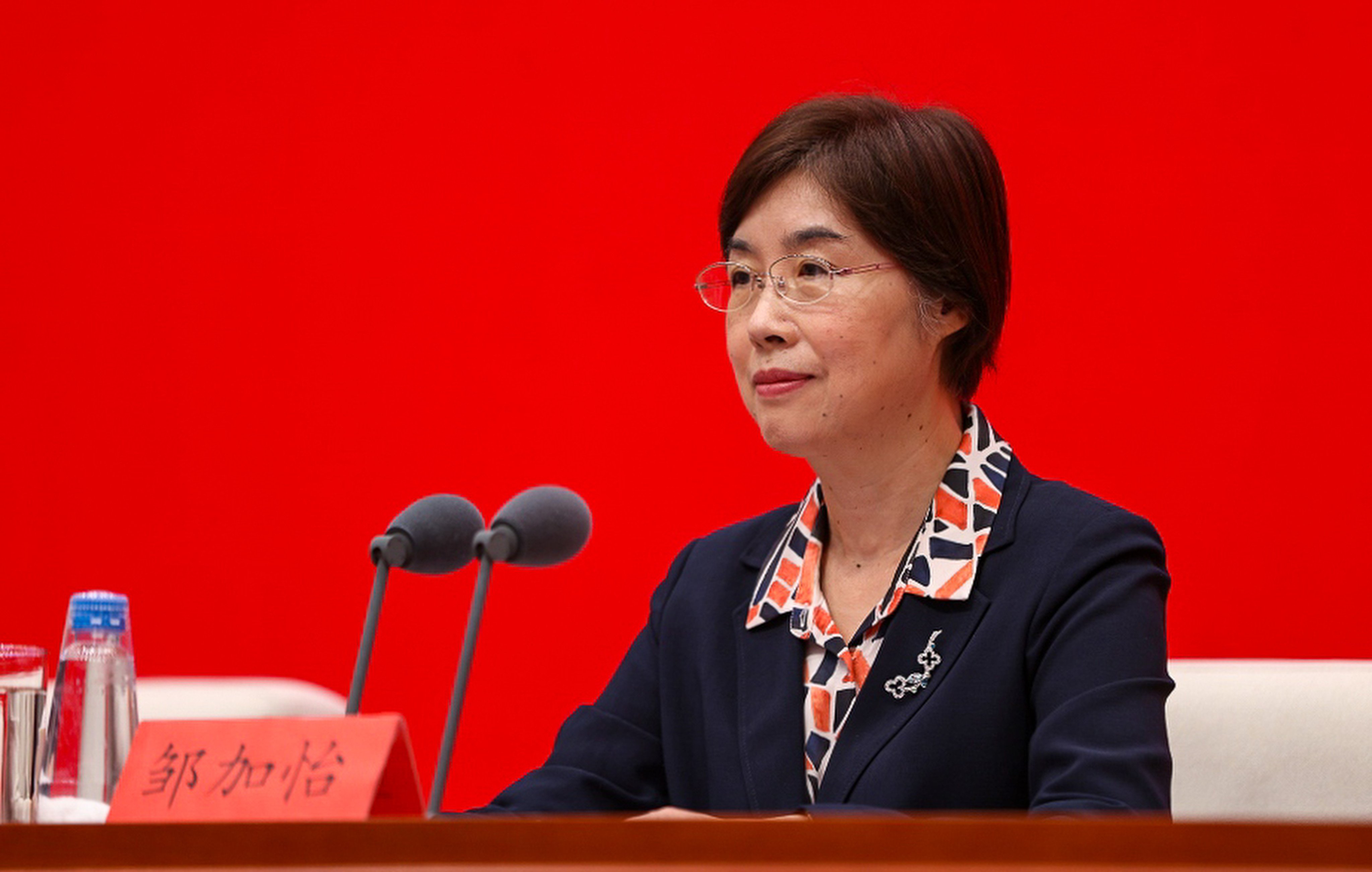 Zou Jiayi, a former vice-minister of finance, has been elected president of the Asia Infrastructure Investment Bank. She was China’s nominee for the position. Photo: Handout