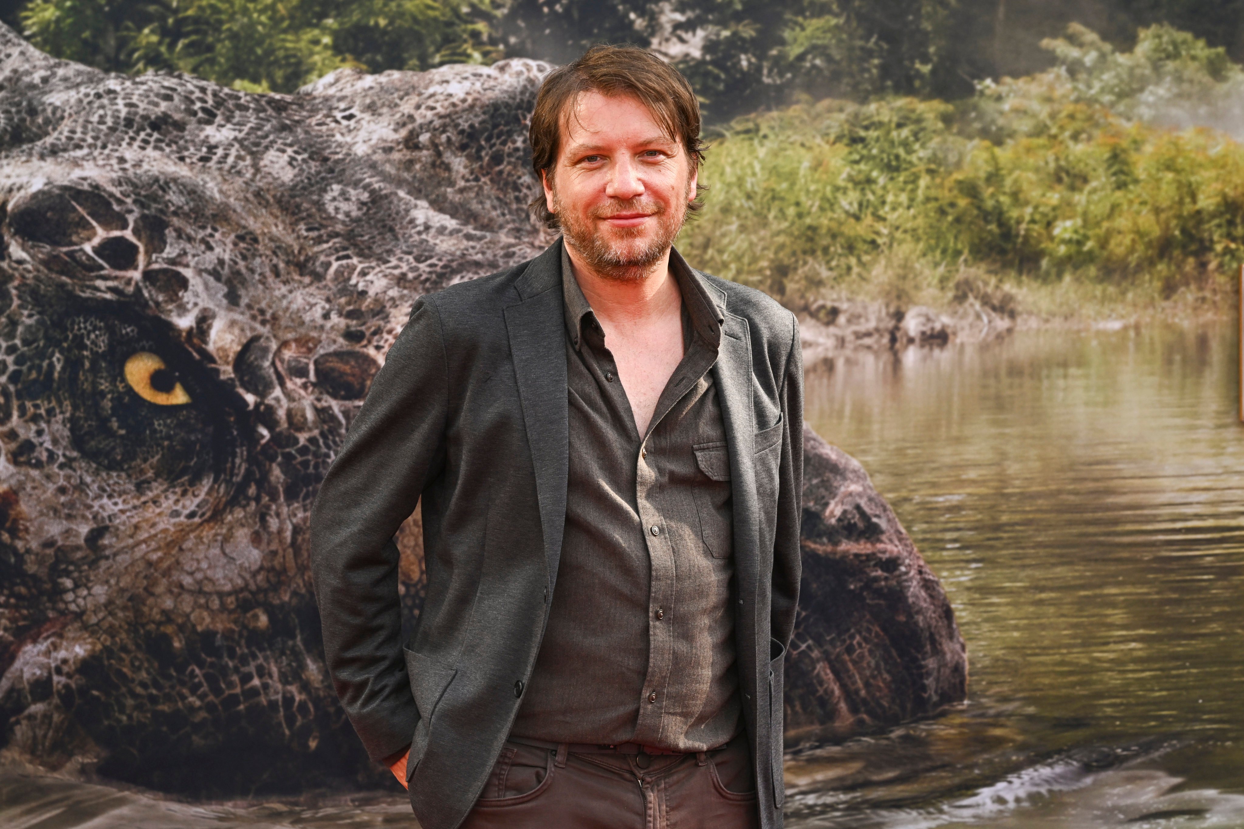 Jurassic World Rebirth director Gareth Edwards at the  film’s premiere in New York on June 23, 2025. The British filmmaker says he was never going to turn down Steven Spielberg’s offer to direct the latest film in his hit franchise. Photo: Invision/AP