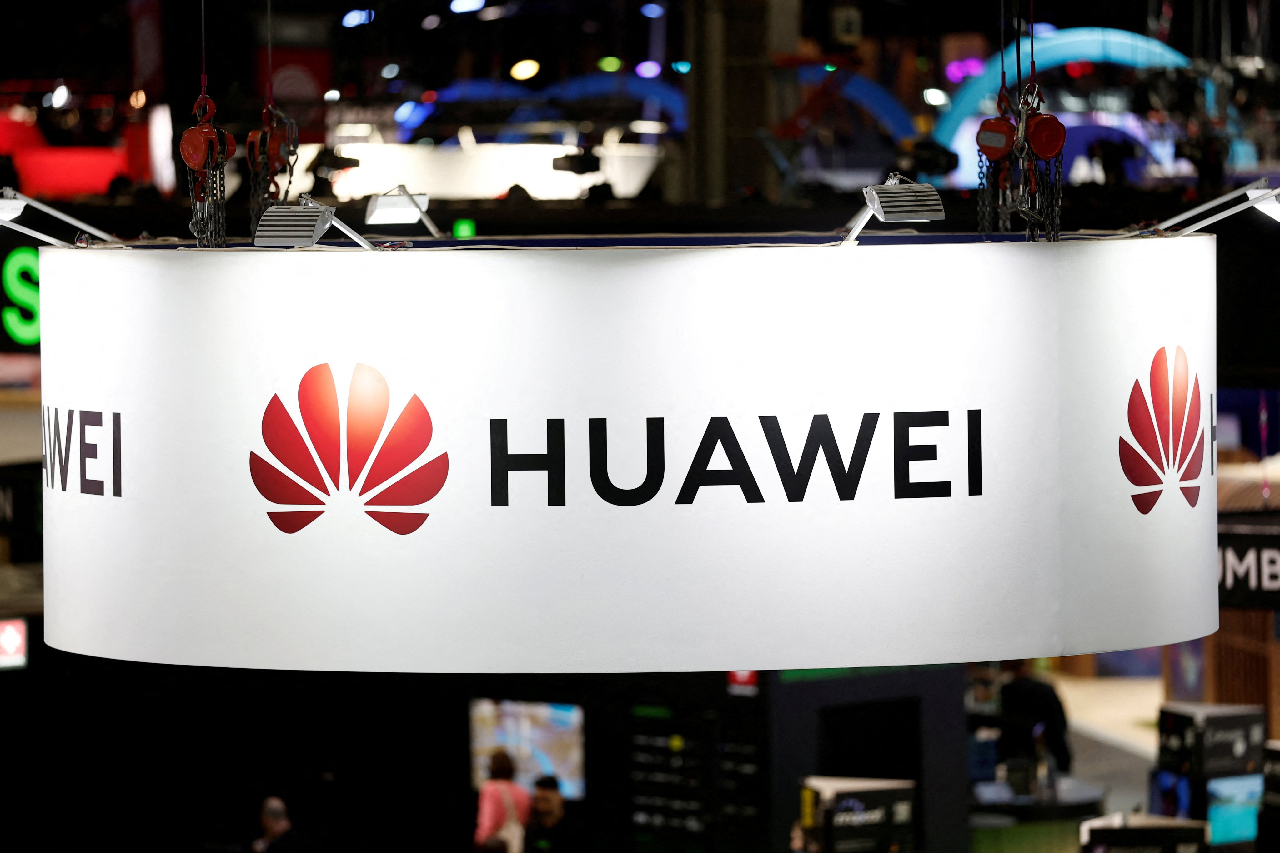 The logo of Huawei seen at the Viva Technology conference at Porte de Versailles exhibition centre in Paris on June 12. Photo: Reuters