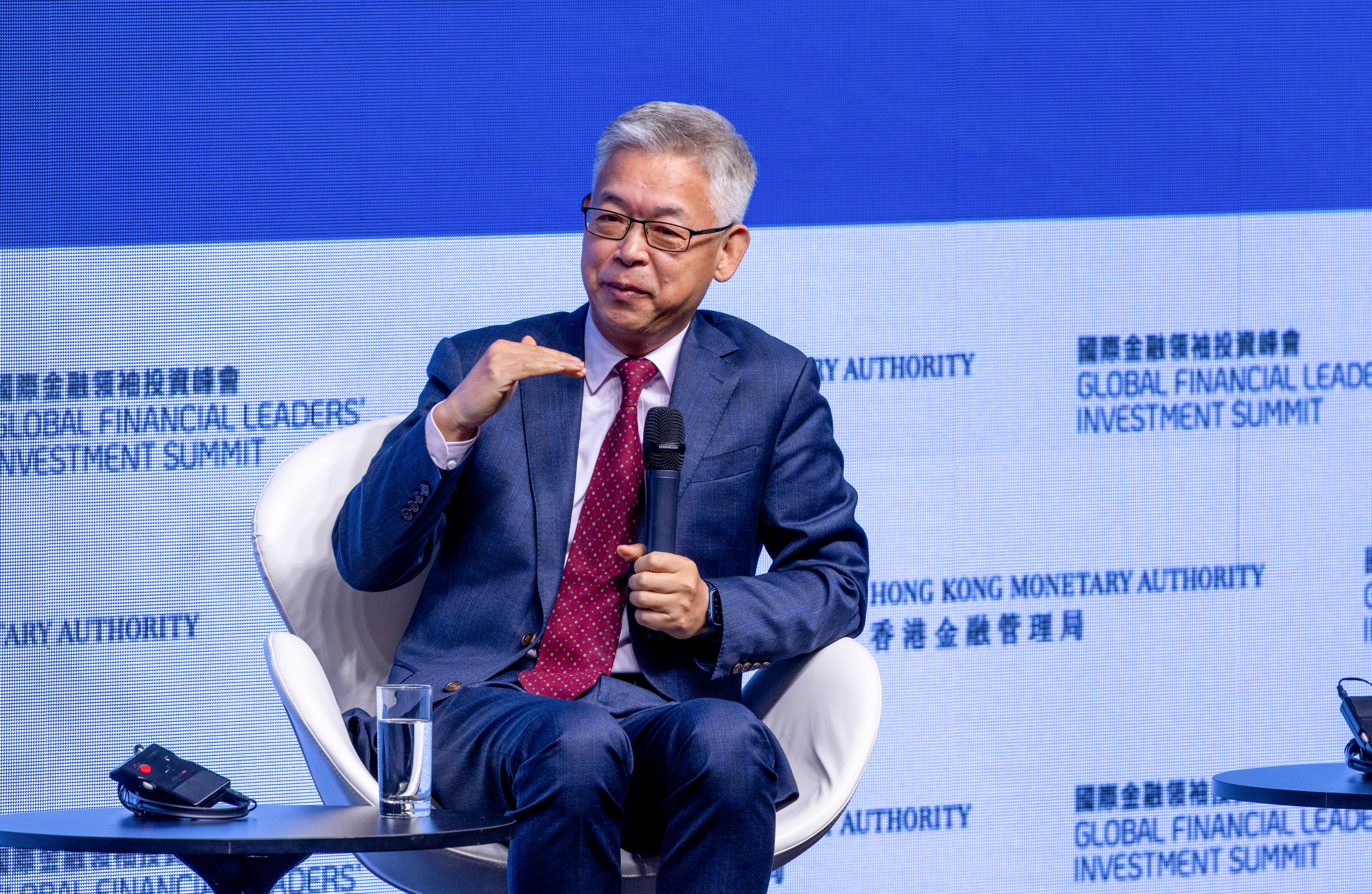 Professor Huang Yiping, dean of the National School of Development at Peking University,  attends Global Financial Leaders’ Investment Summit at Grand Hyatt, Wan Chai, Hong Kong, on November 19, 2024. Photo: SCMP / Dickson Lee
