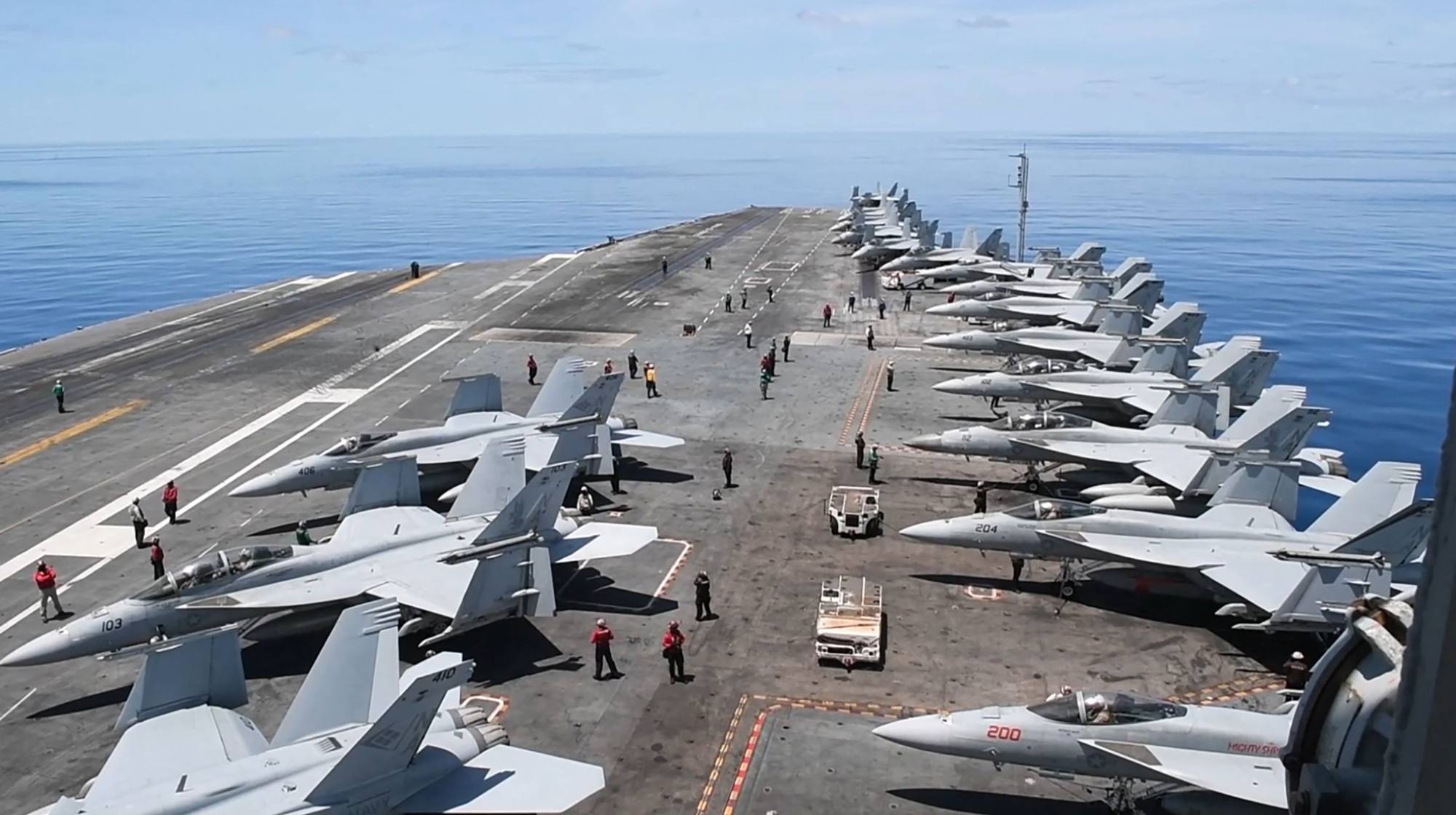 The USS Nimitz conducting flight operations in the South China Sea on May 28. The aircraft carrier left Southeast Asia on June 16, amid reports it was headed to the Middle East to boost US presence. Photo: US Defence Visual Information Distribution Service/AFP The USS Nimitz conducting flight operations in the South China Sea on May 28. The aircraft carrier left Southeast Asia on June 16, amid reports it was headed to the Middle East to boost US presence. Photo: US Defence Visual Information Distribution Service/AFP