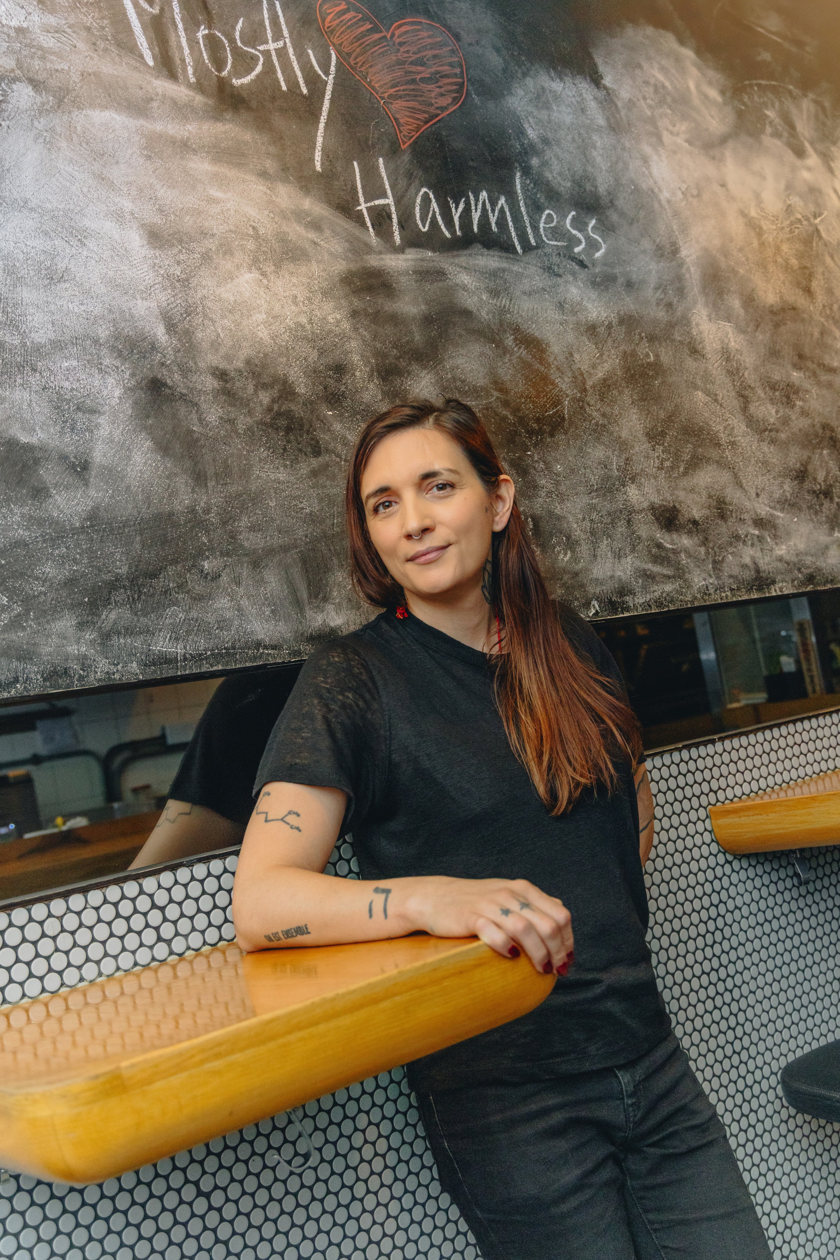 Ezra Star, who takes a more “culinary” approach to creating drinks at Mostly Harmless in Hong Kong. Photo: Jocelyn Tam