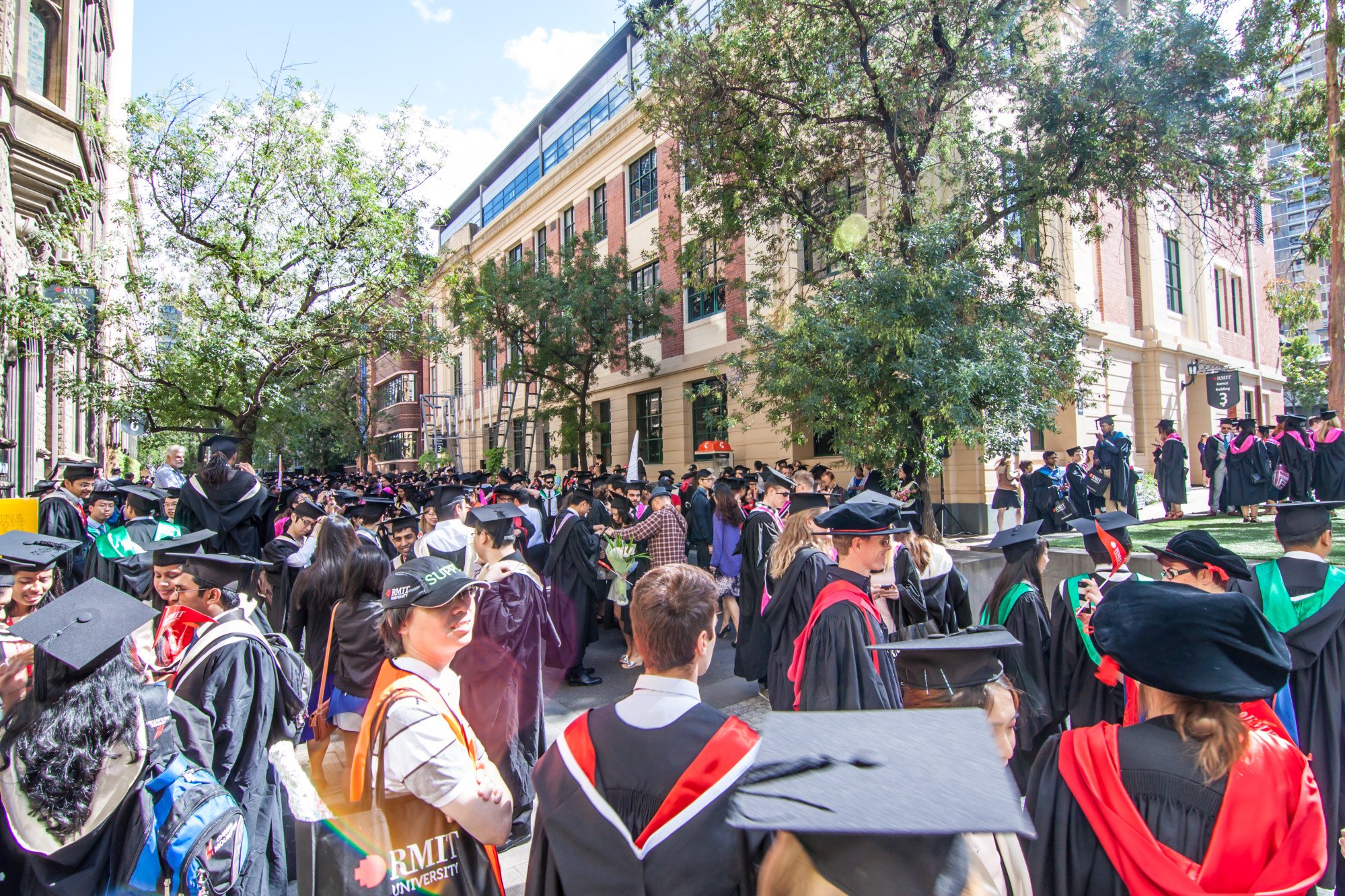 Students of the Royal Melbourne Institute of Technology attending their graduation day. More Filipinos are exploring furthering their studies in Australia. Photo: Shutterstock