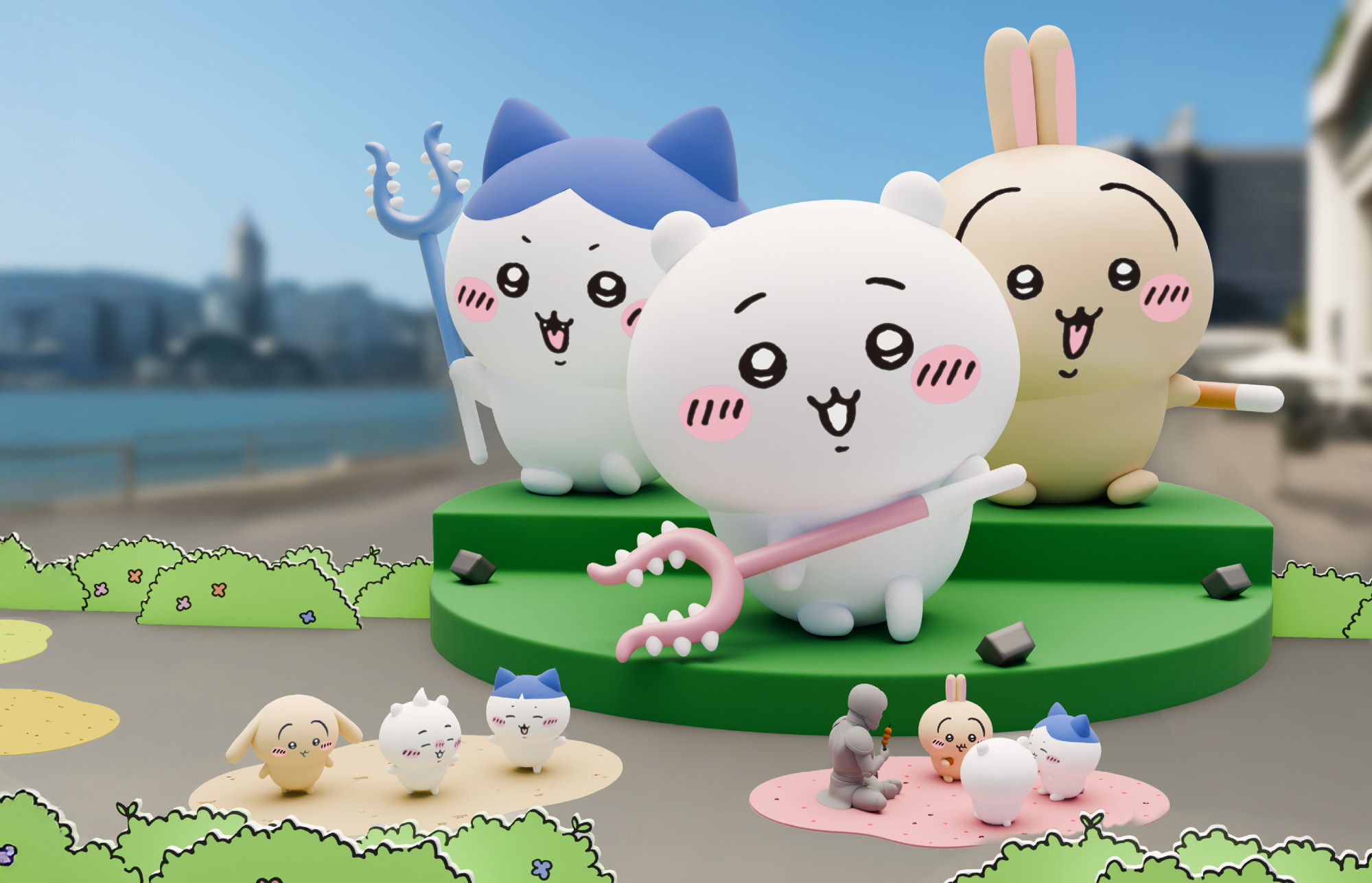 Hong Kong design studio AllRightsReserved will start selling tickets in July to the three-week “Chiikawa Days” show, which will be held a month later. Photo: Handout Hong Kong design studio AllRightsReserved will start selling tickets in July to the three-week “Chiikawa Days” show, which will be held a month later. Photo: Handout