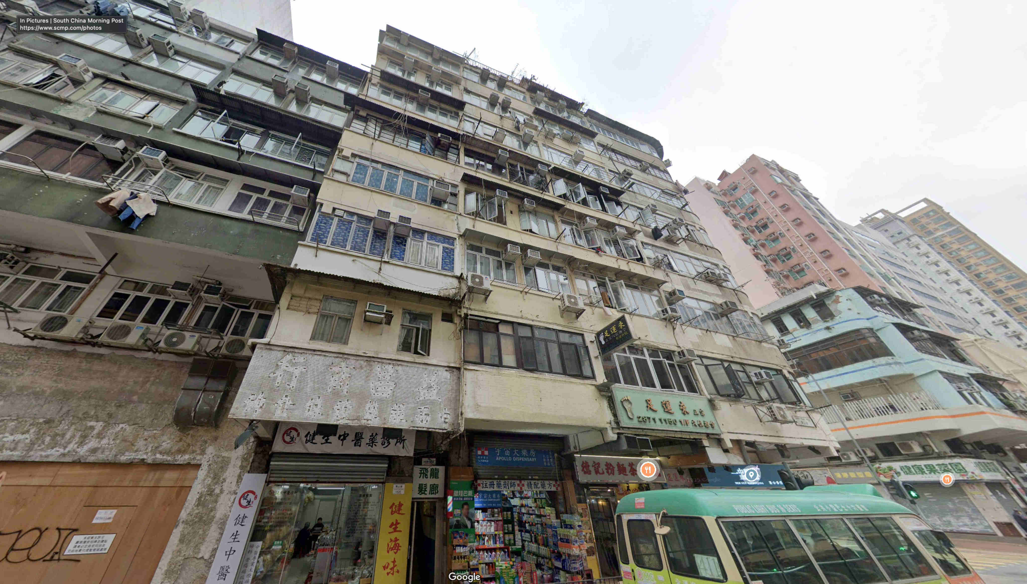 The alleged victim was last seen entering a building on 152 Castle Peak Road. Photo: Google Maps