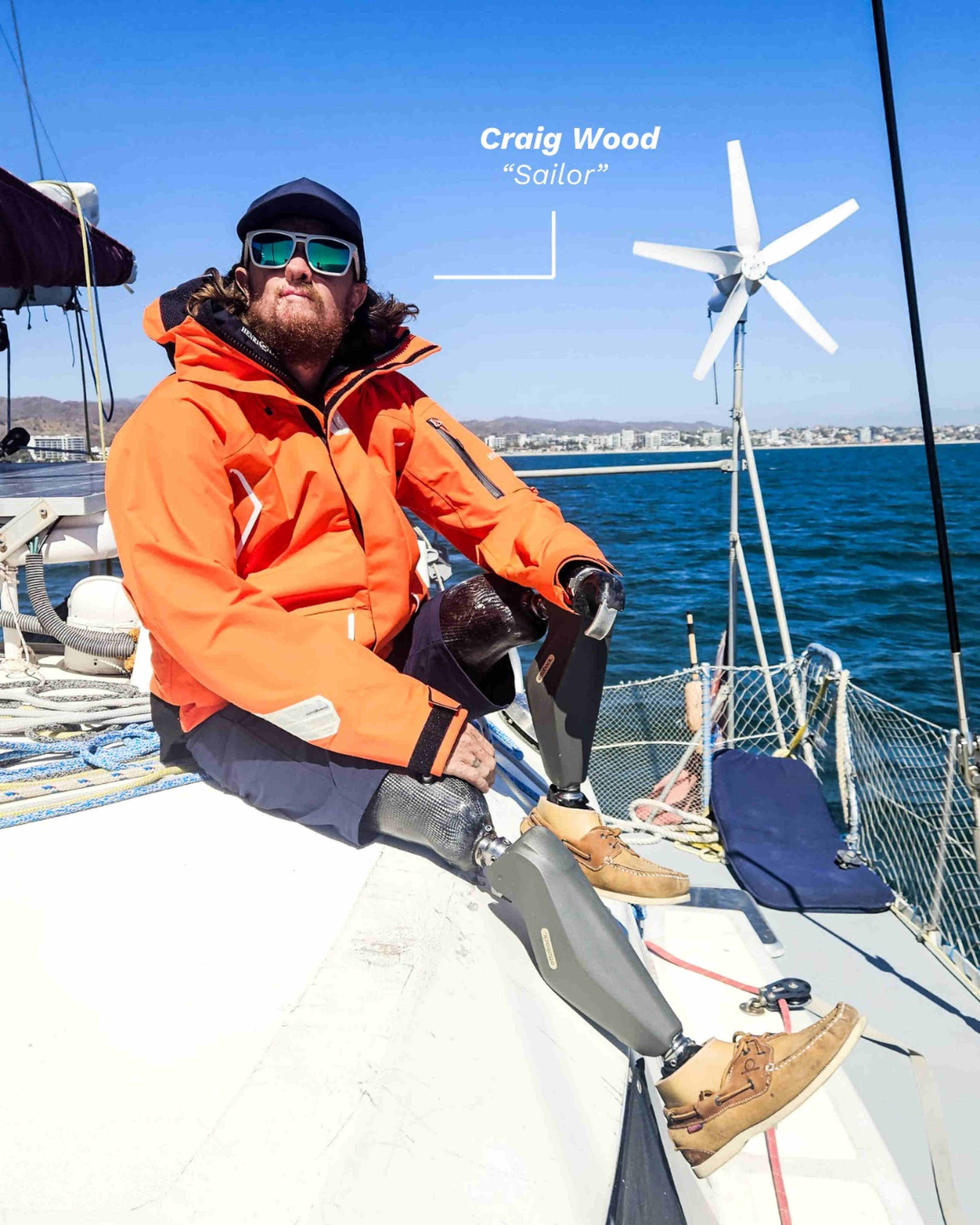 Craig Wood, a father of two, made his journey across the Pacific Ocean in 90 days. Photo: Instagram