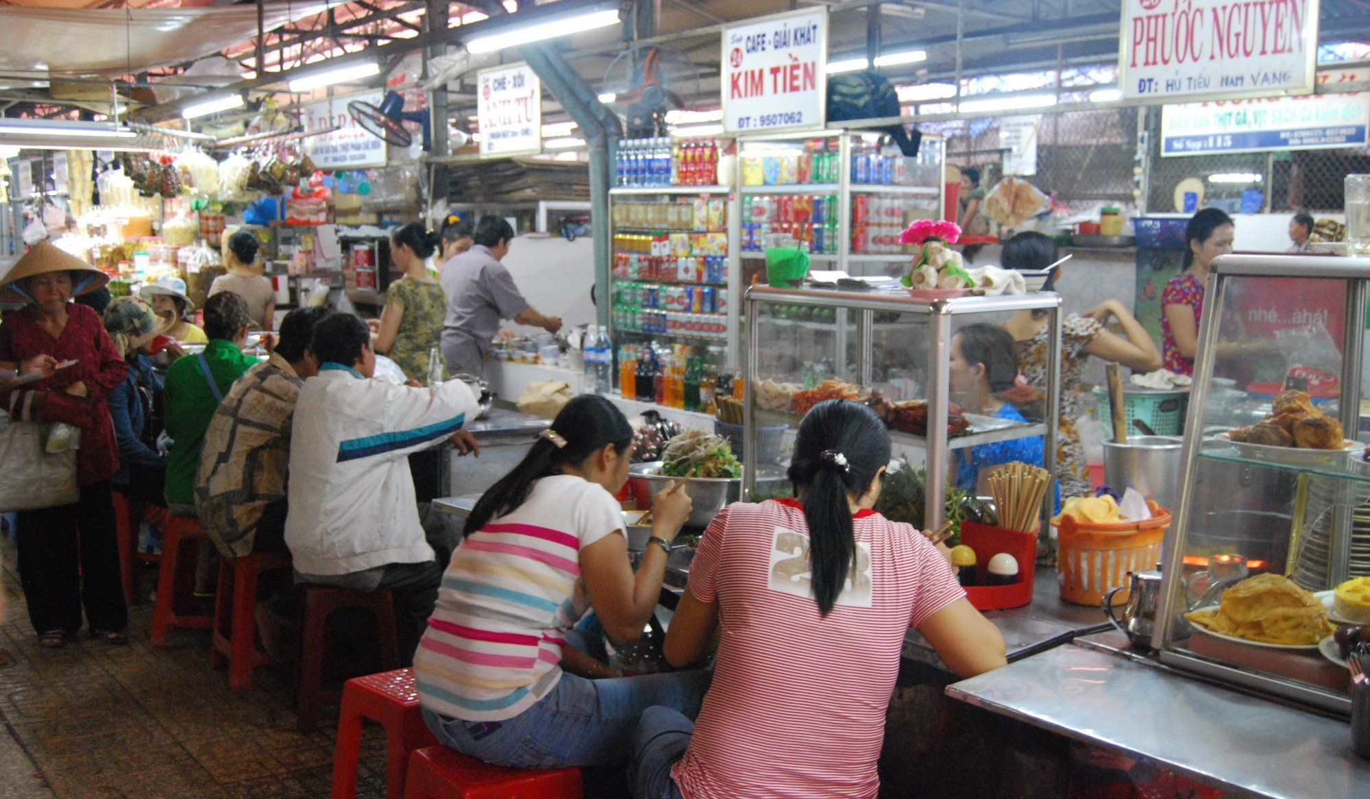 Food stall at a local market in Ho Chi Minh City, Vietnam. Photo: Victoria Burrows Food stall at a local market in Ho Chi Minh City, Vietnam. Photo: Victoria Burrows