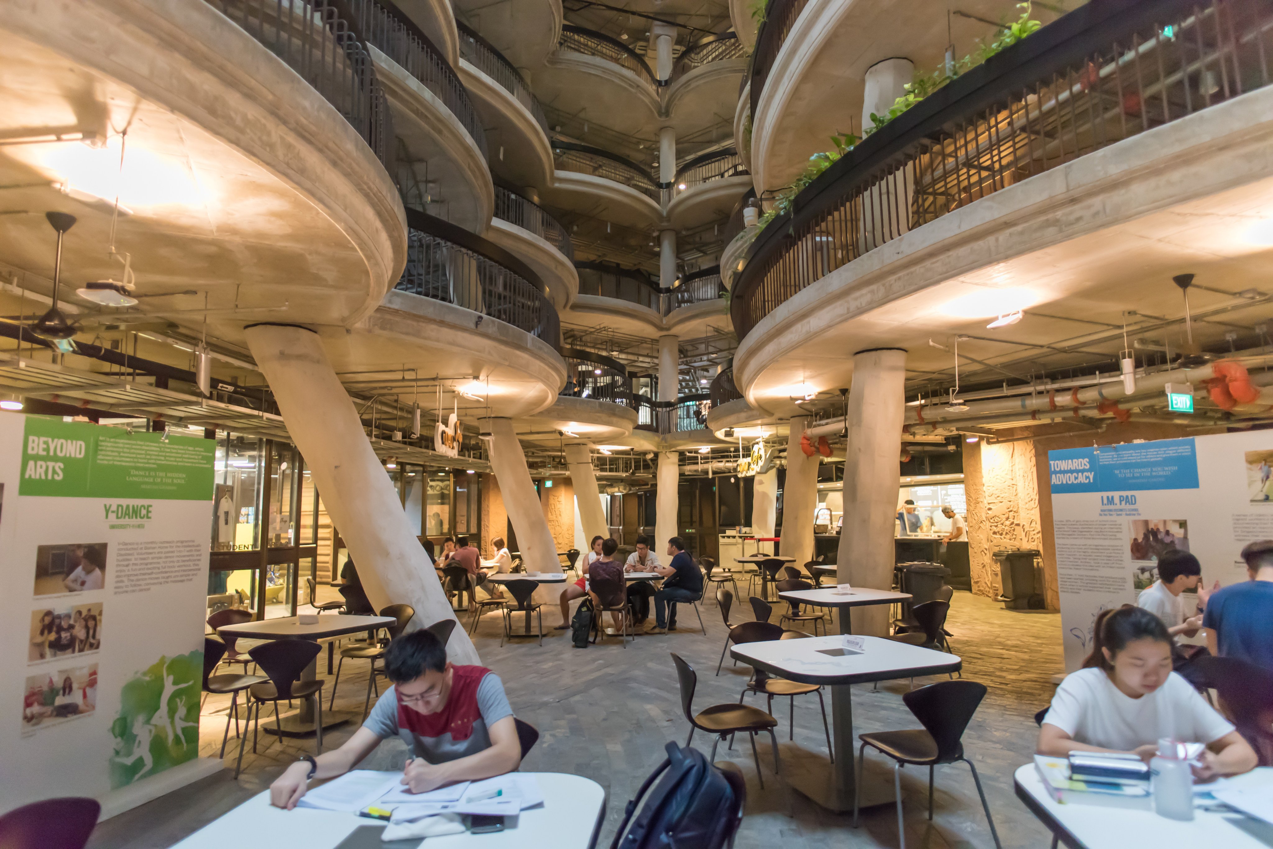 Students at The Hive learning hub at Singapore’s Nanyang Technological University. Three NTU students were accused of academic misconduct over the use of generative AI. Photo: Shutterstock