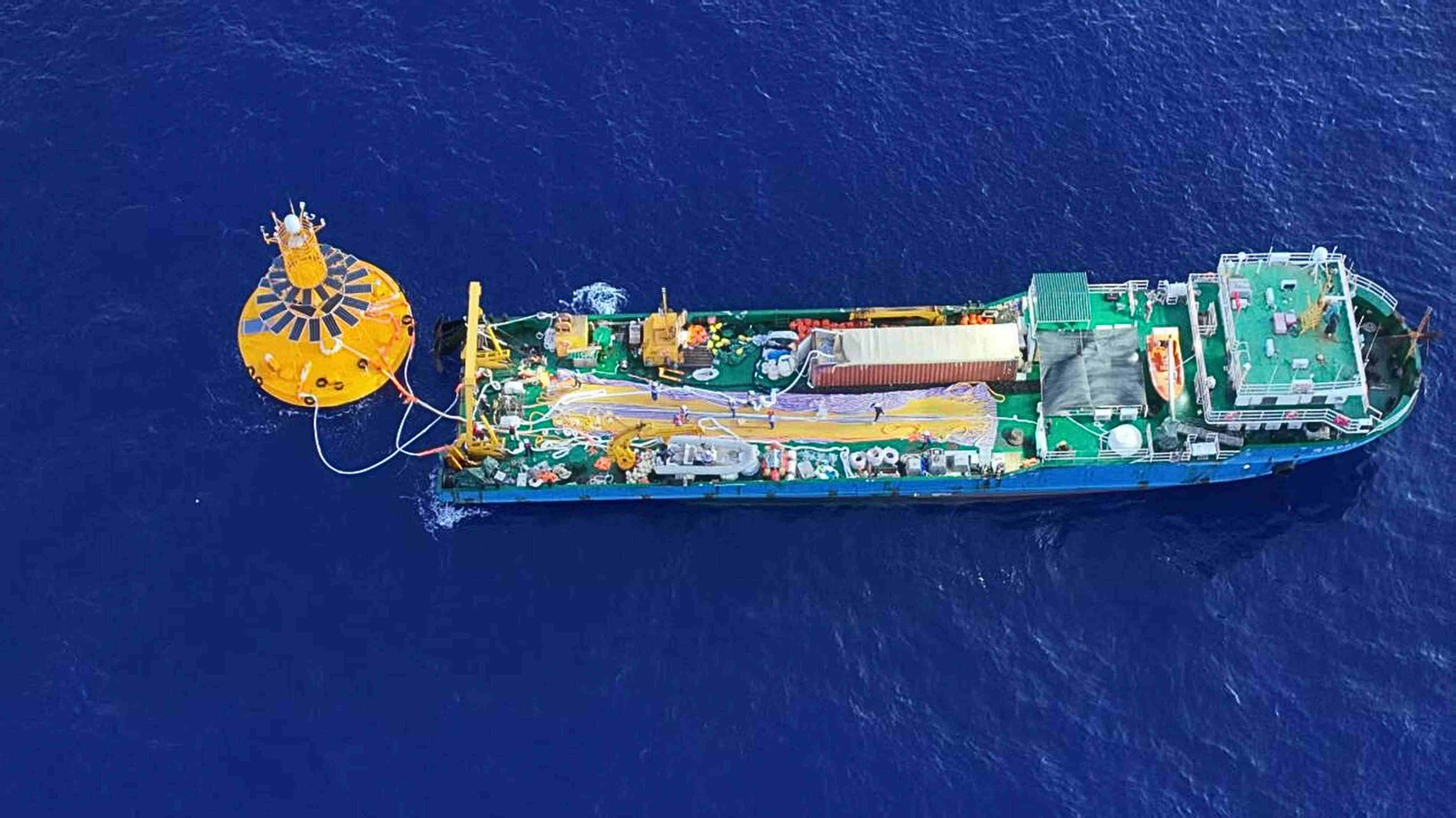 The “innovative” research platform powered by a hybrid energy system took three years to develop. Photo: Handout