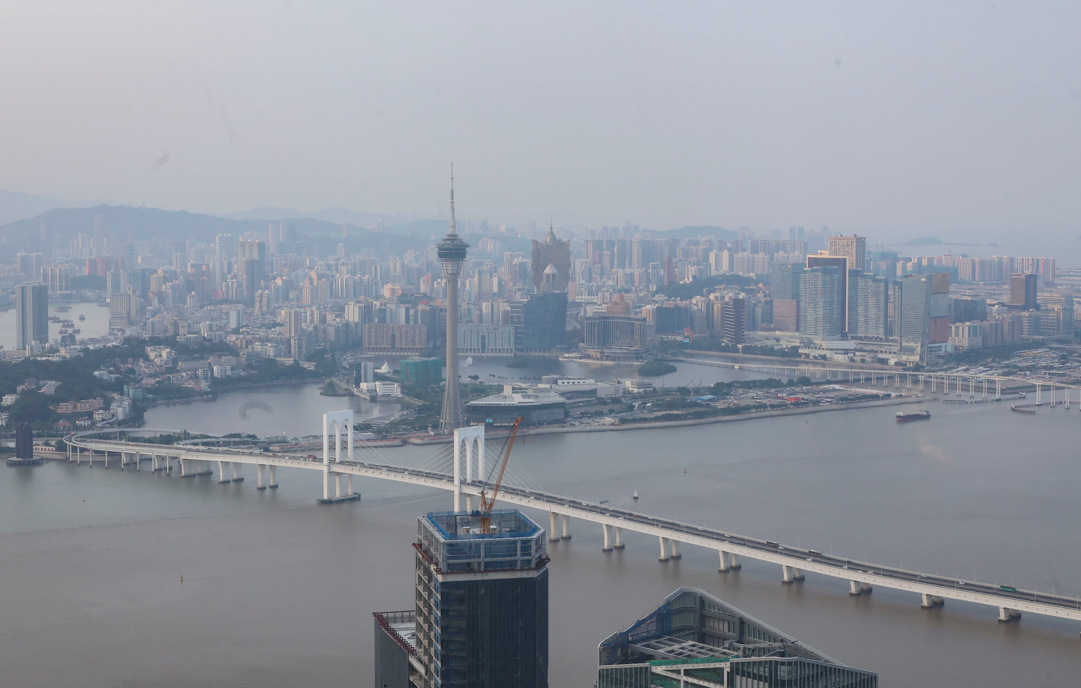 The Macau skyline. Hong Kong and Macau police have collaborated on a cross-border anti-scam operation. Photo: Edmond So