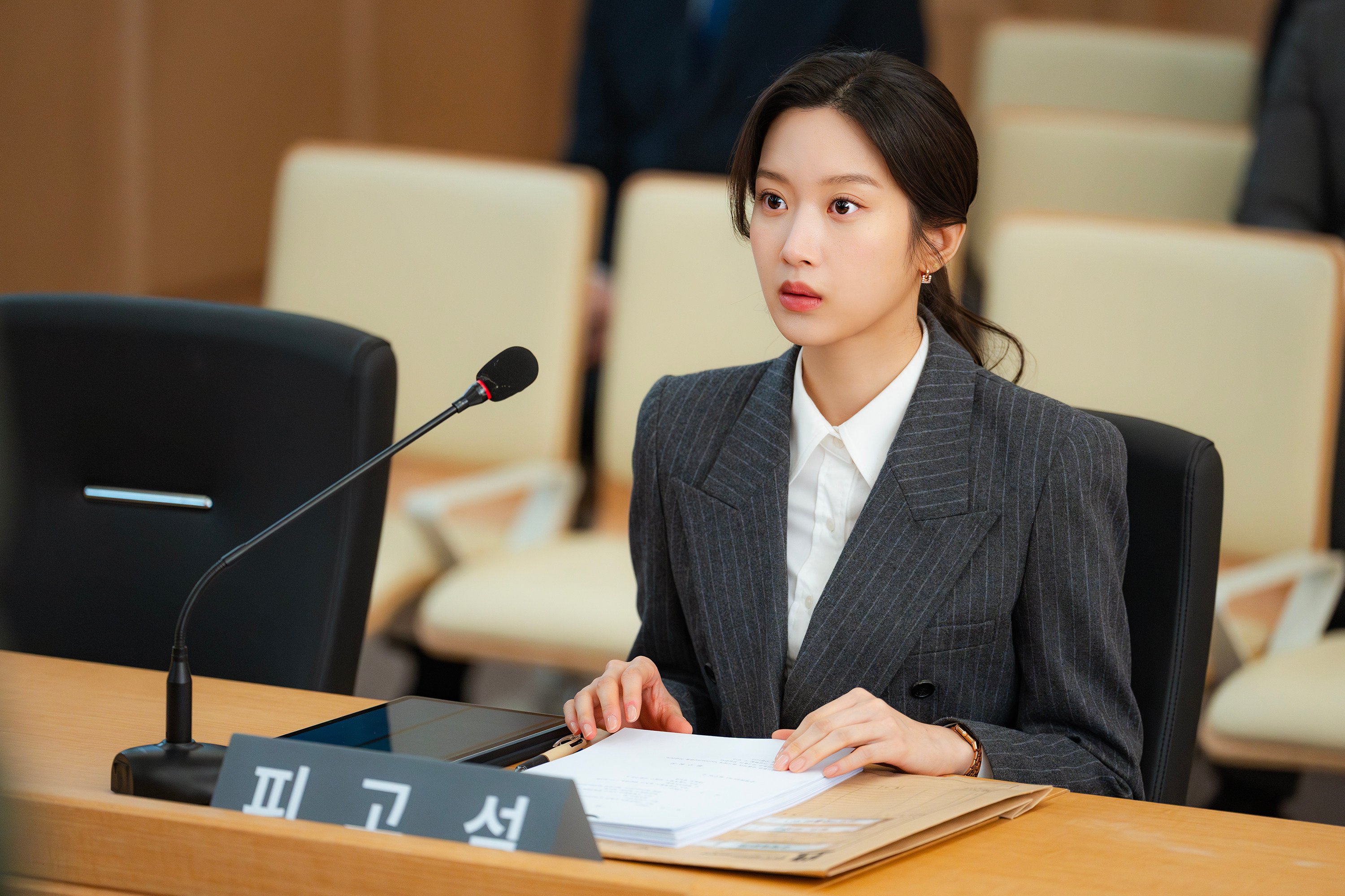 Moon Ga-young in a still from Law and the City, streaming on TvN and Disney+ from July 5. Photo: Disney+