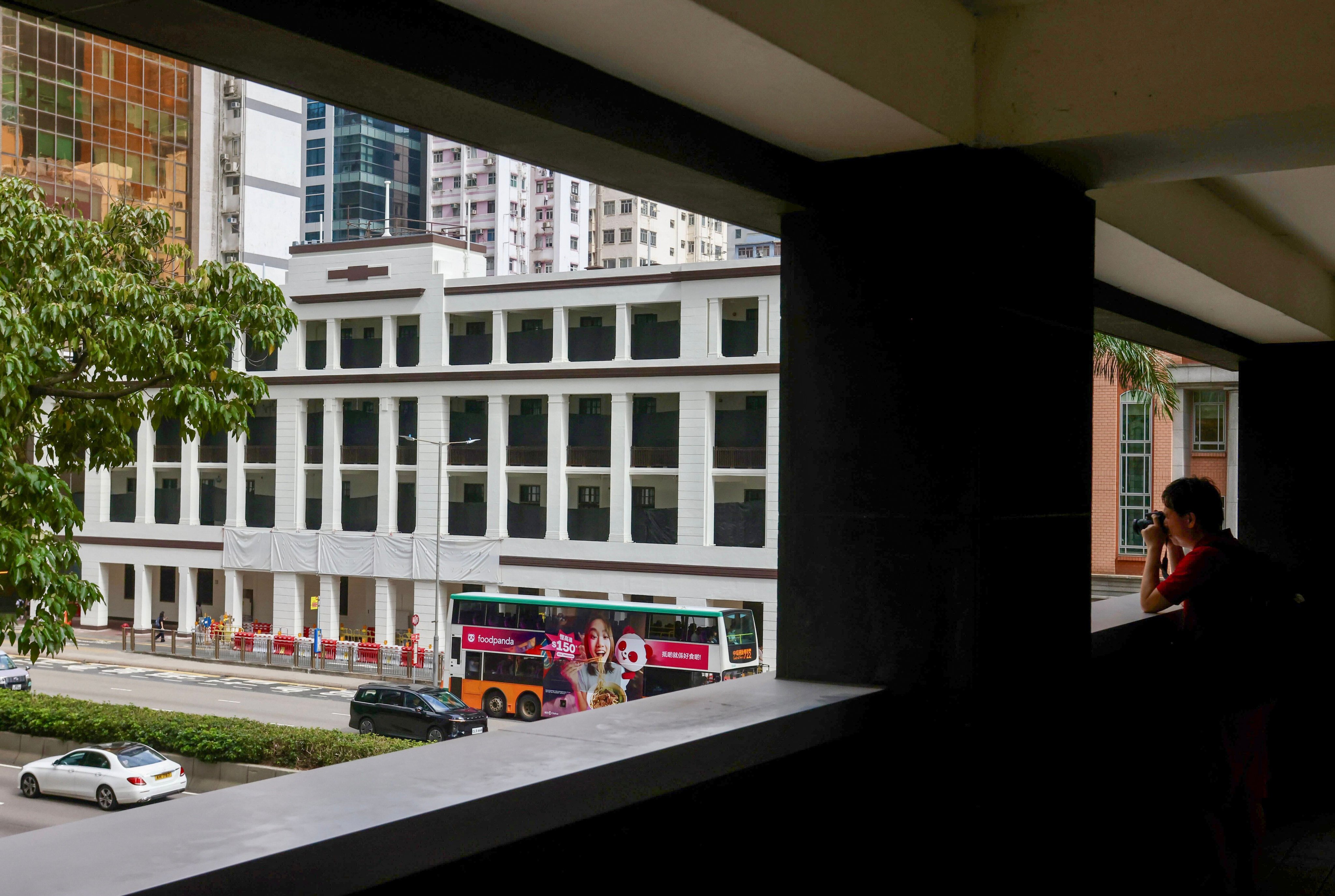 The International Organisation for Mediation at the site of the old Wan Chai Police Station. Photo: Jonathan Wong