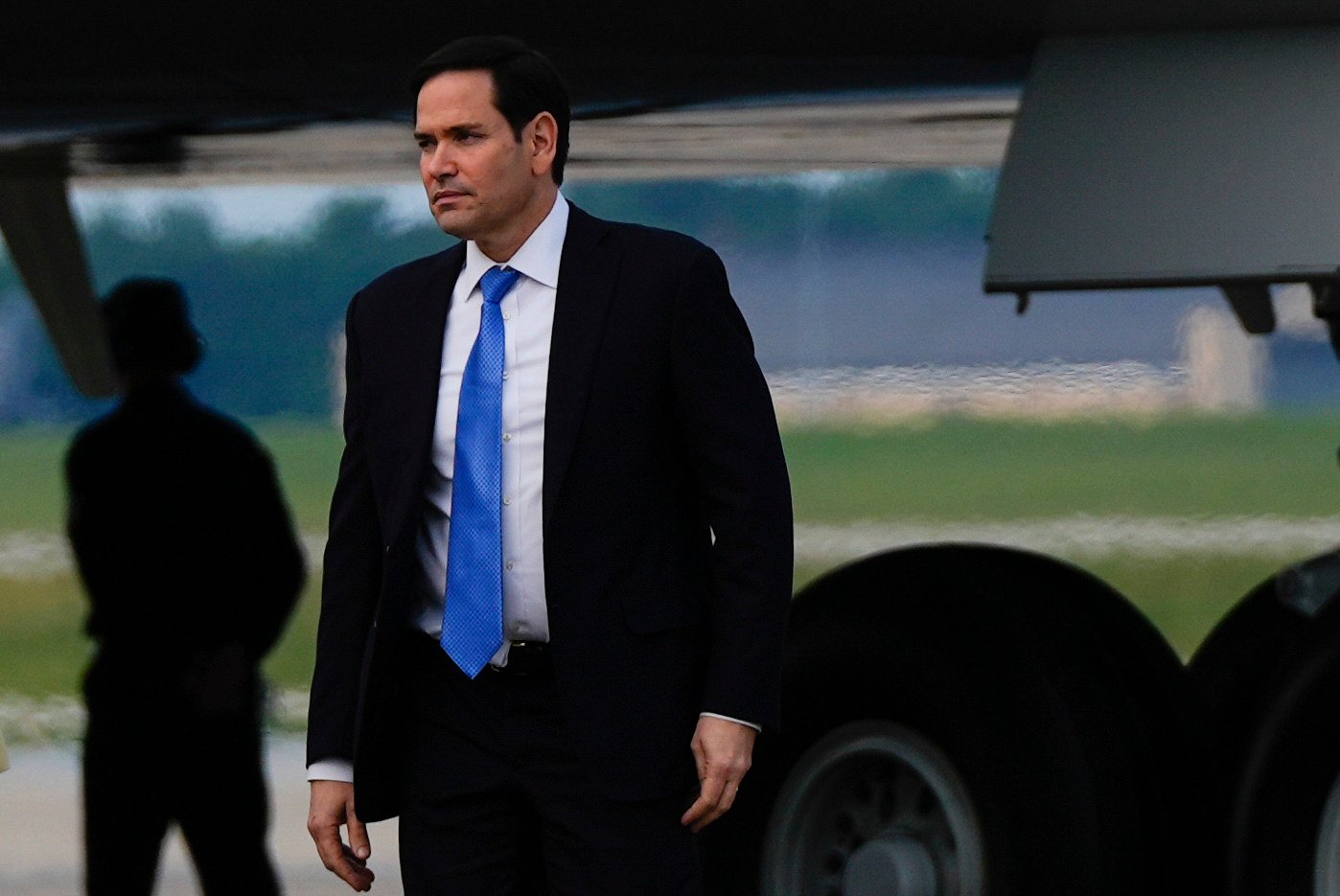US Secretary of State Marco Rubio at Joint Base Andrews, Maryland on Wednesday. Photo: AP