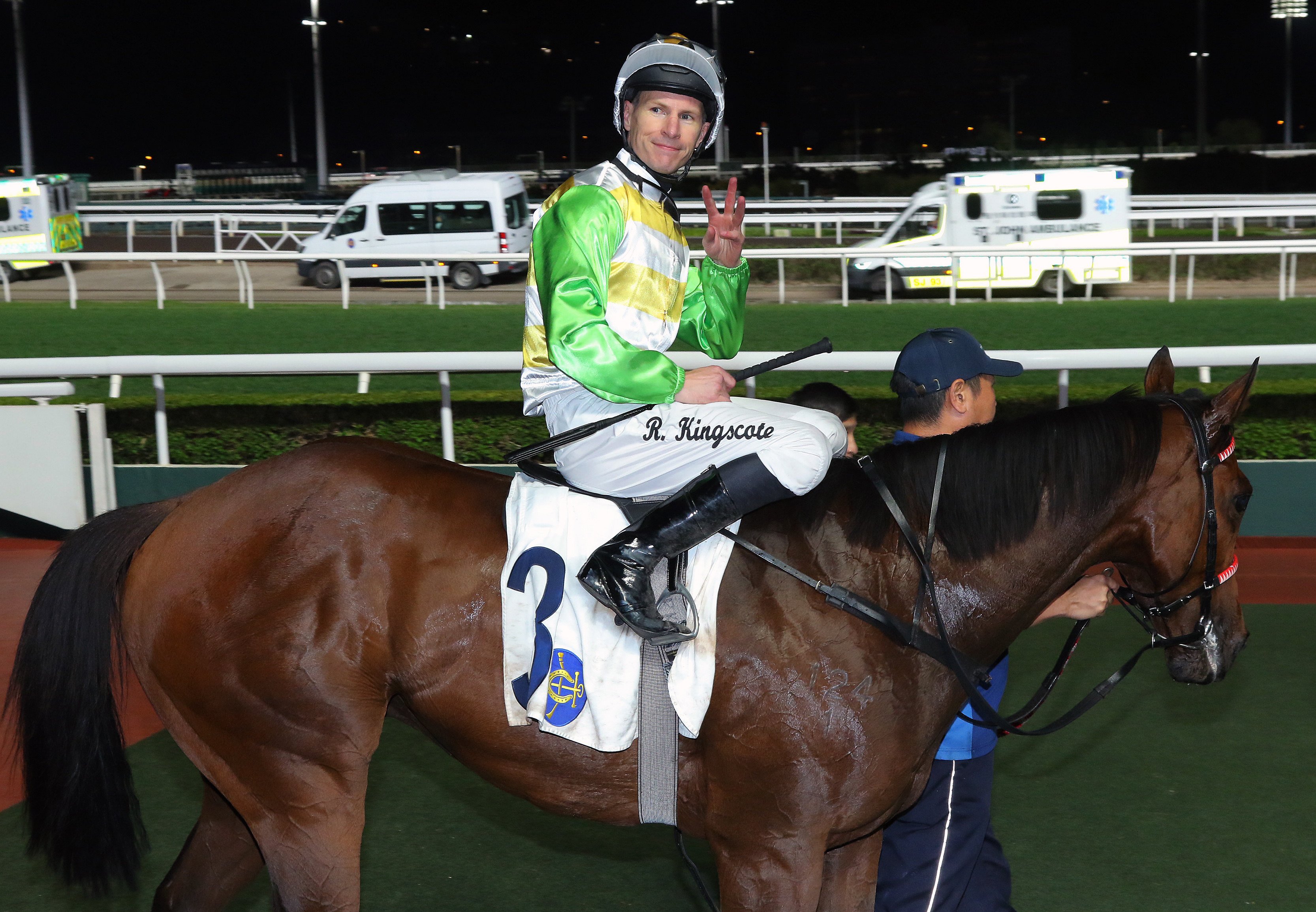 British jockey Richard Kingscote will rejoin the Hong Kong roster for the 2025-26 season. Photo: Kenneth Chan