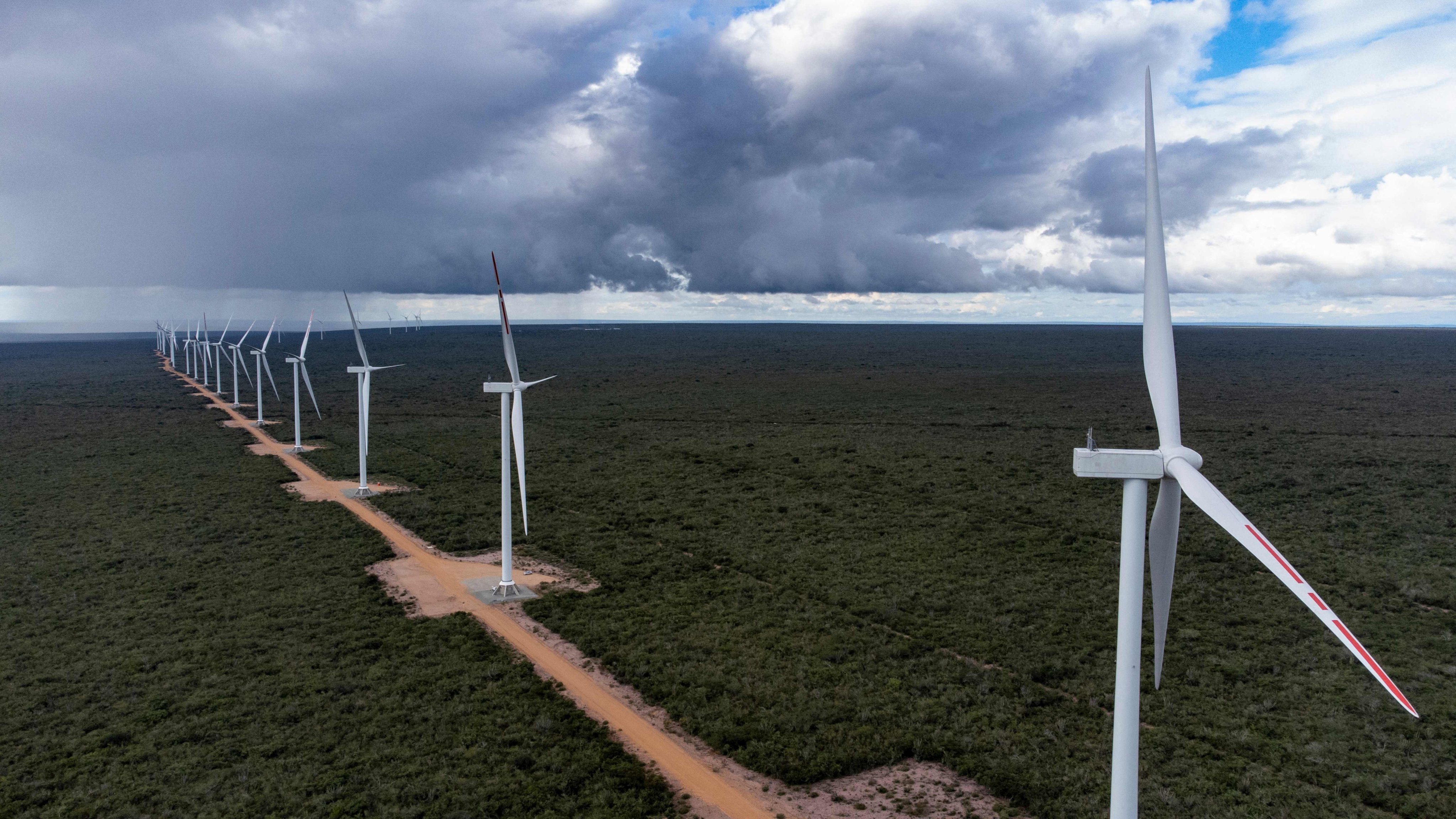 The Canudos Wind Energy Complex in Bahia state, Brazil. China has become one of Brazil’s biggest energy investors, with roughly 72 per cent of confirmed projects focusing on wind, solar and other clean technologies. Photo: AFP