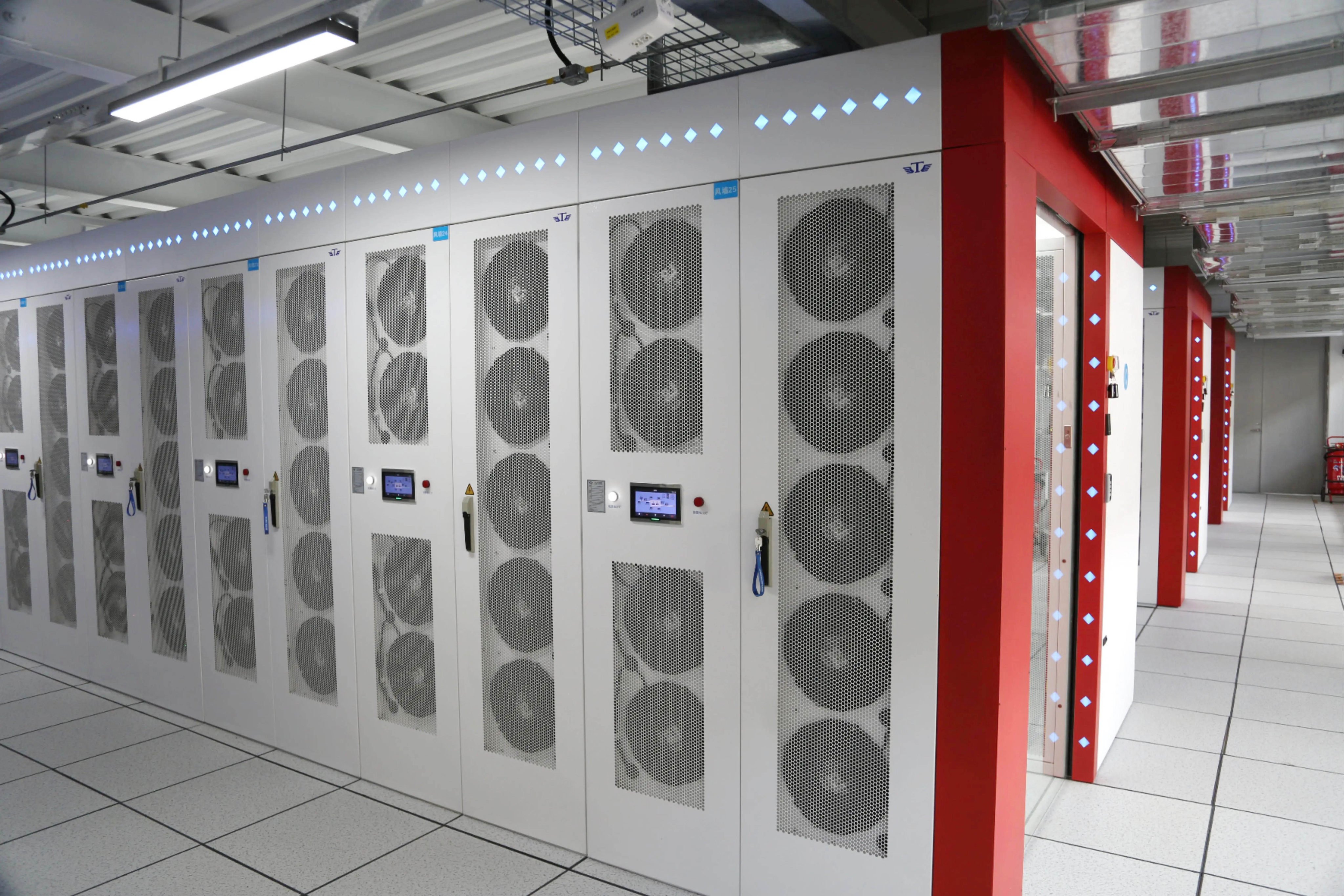 Yajiang-1 is the first major hub of China’s Eastern Data, Western Computing project on the Tibetan Plateau. It leverages the region’s extreme environment to make massive AI training tasks more energy-efficient. Photo: Handout