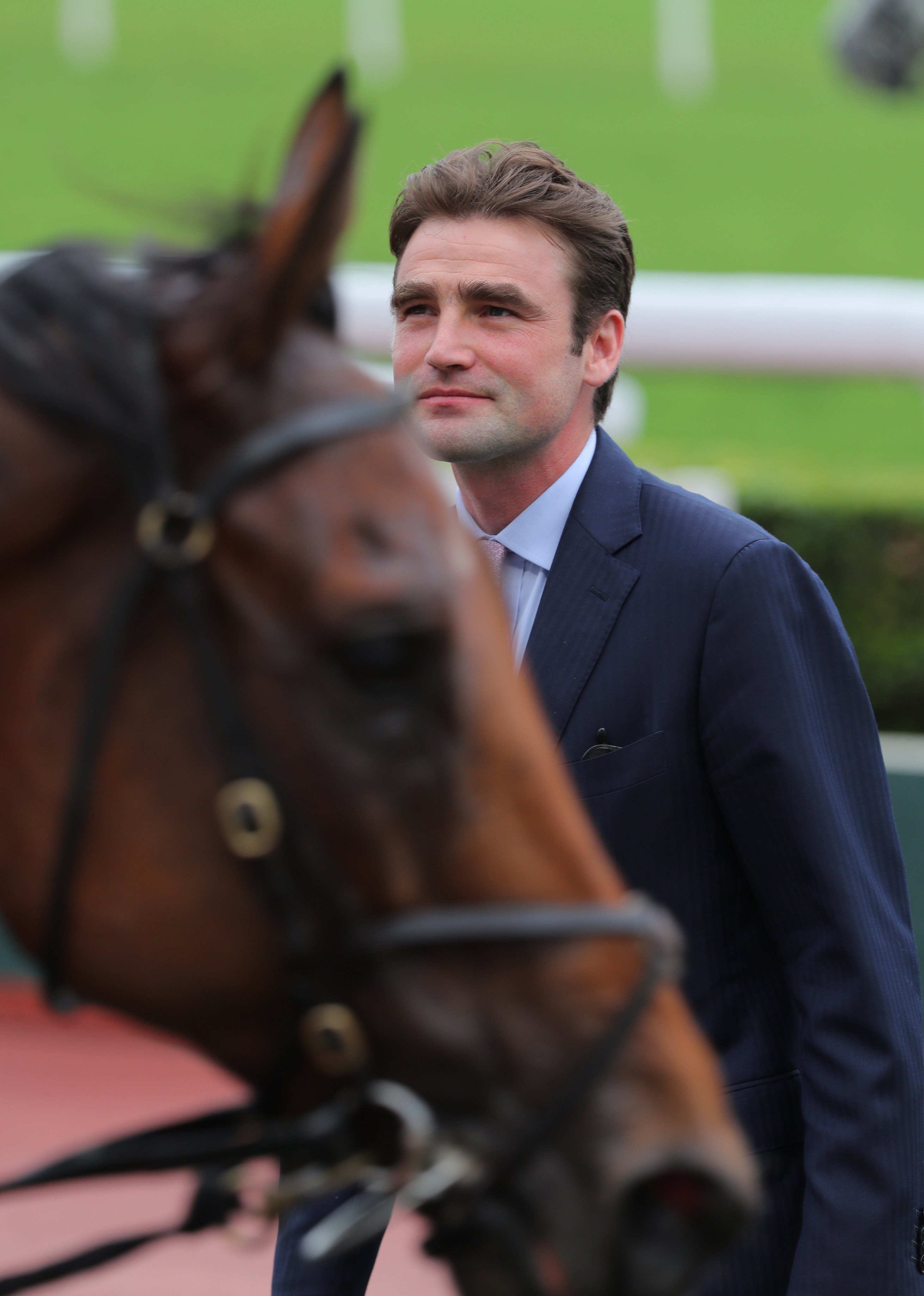 David Eustace and Light Years Charm after a win. Photo: Kenneth Chan