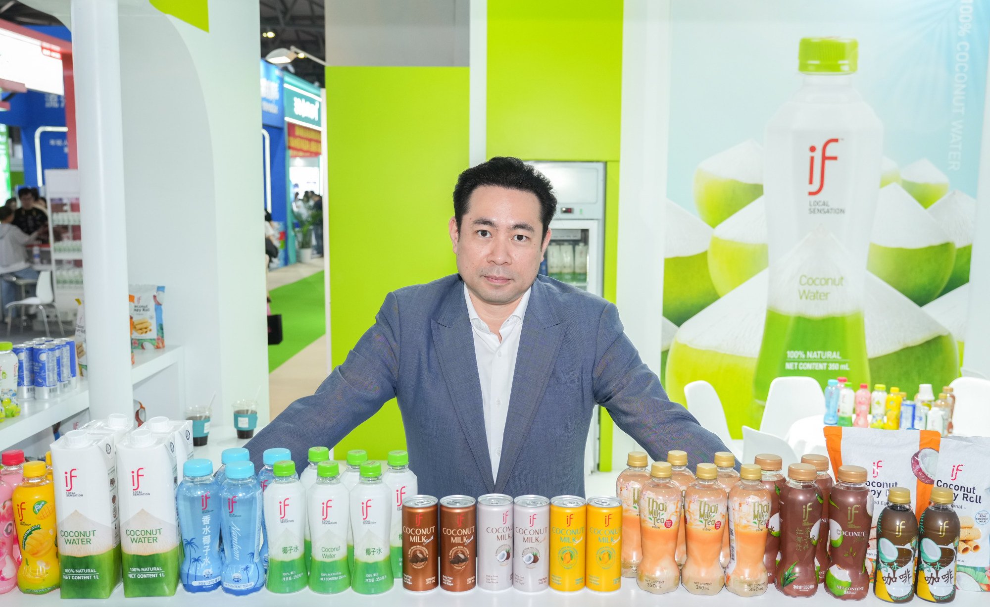 IFBH markets a range of drinks, including If coconut water. Photo: Handout