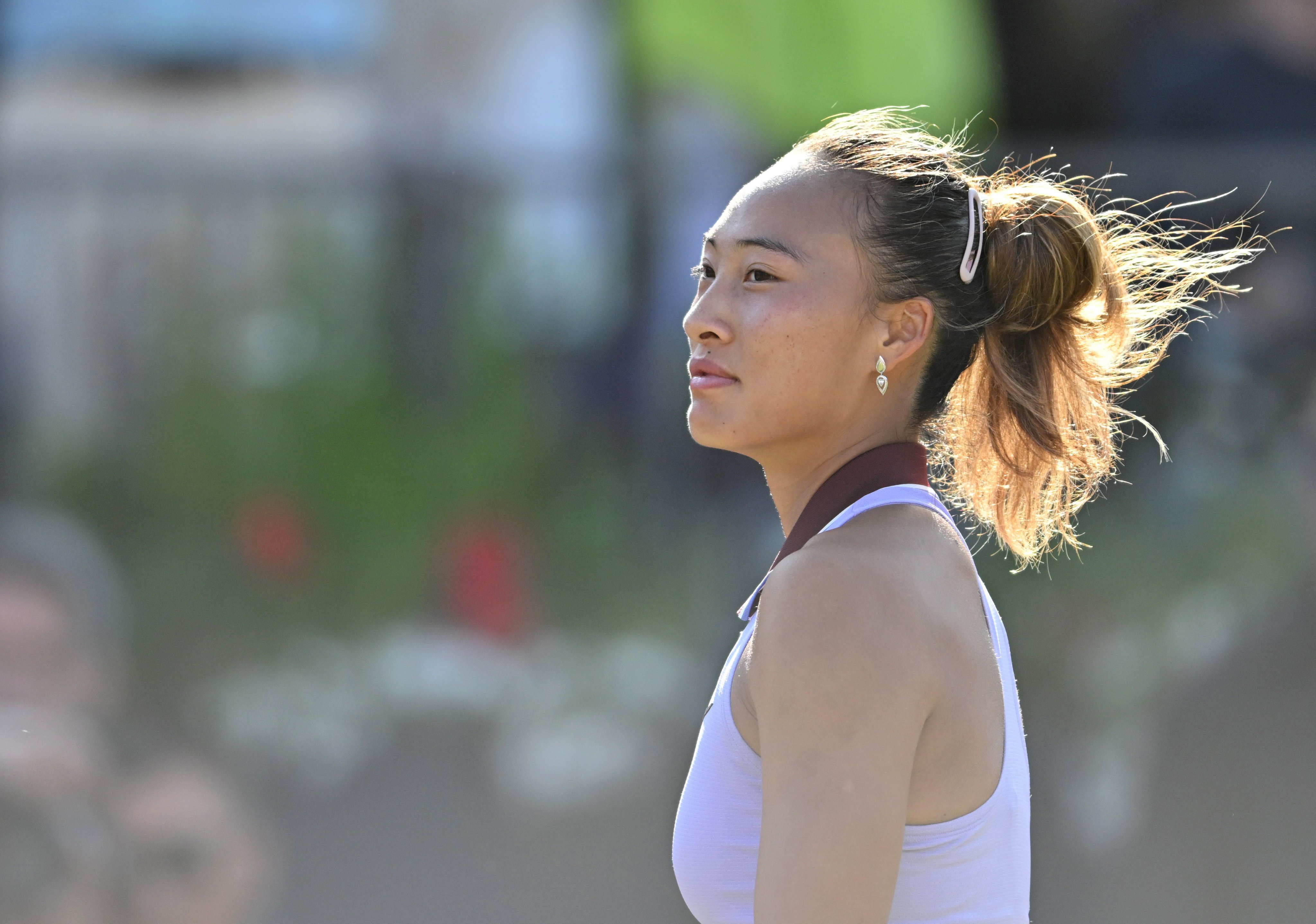 Zheng Qinwen has not made it past the first round at Wimbledon since her debut in 2022. Photo: Xinhua