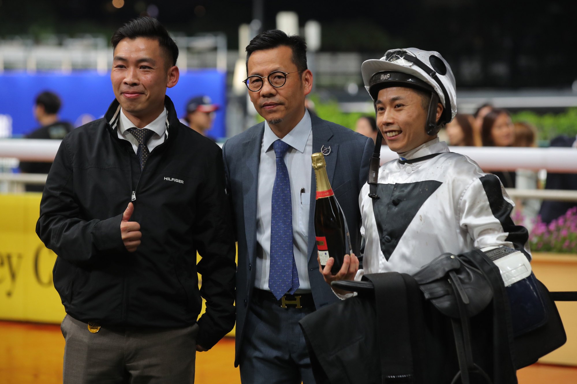 Jockey Matthew Poon after riding Keefy to his most recent win at the start of June.
