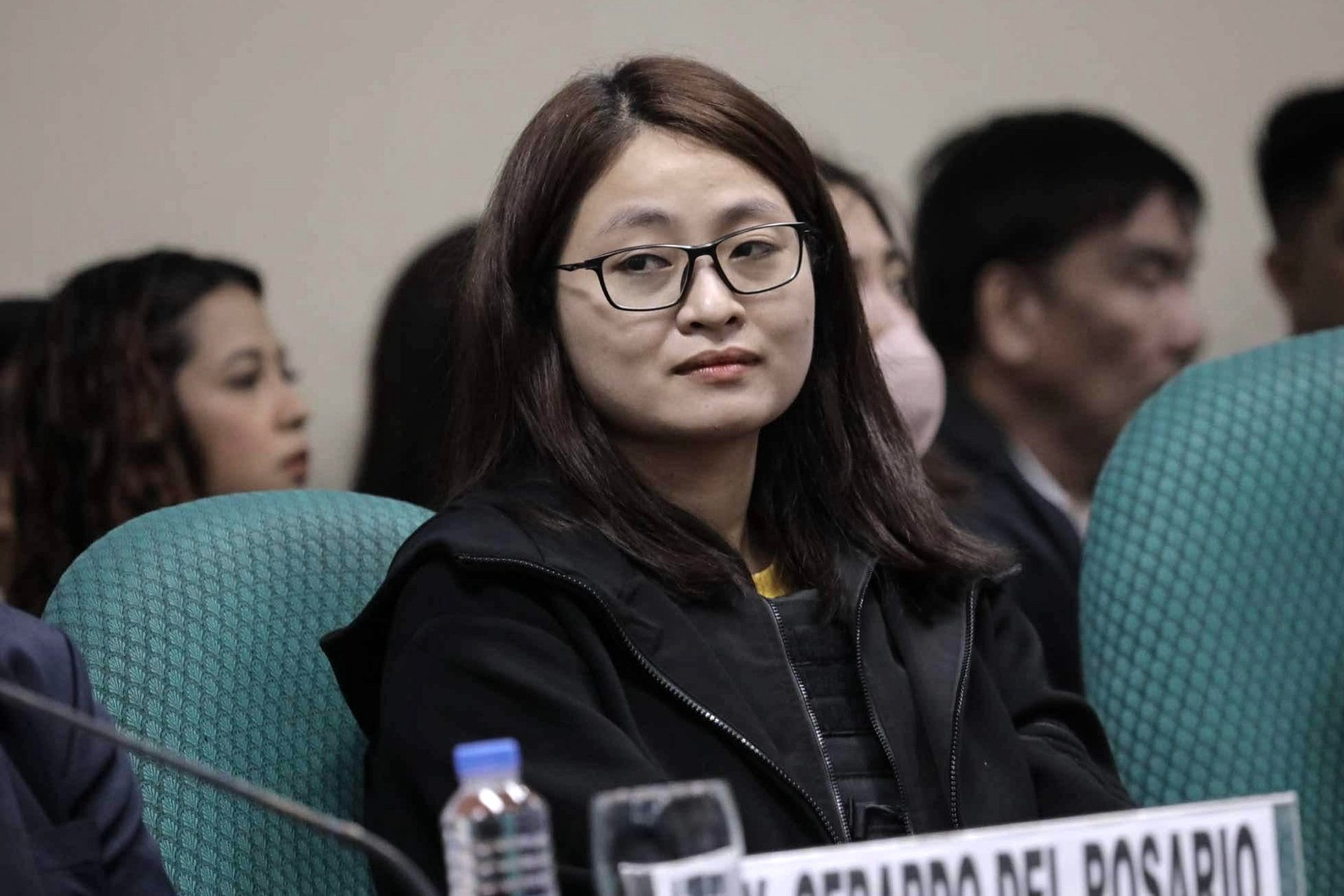 Former Bamban mayor Alice Guo attending a hearing at the Philippine Senate on September 9, last year. Photo: EPA-EFE