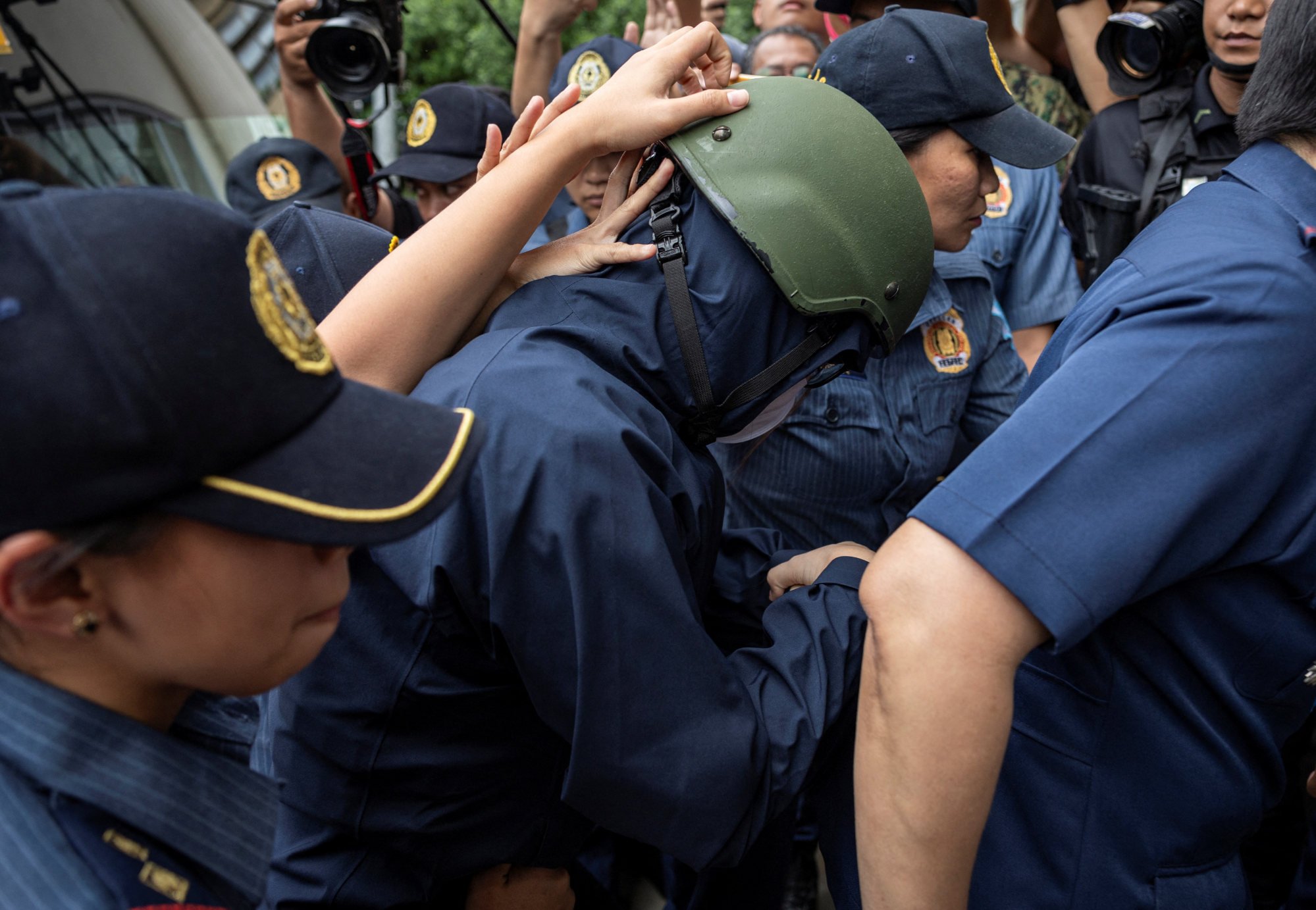 Alice Guo arrives at the Valenzuela Regional Trial Court on September 20, last year. Photo: Reuters Alice Guo arrives at the Valenzuela Regional Trial Court on September 20, last year. Photo: Reuters