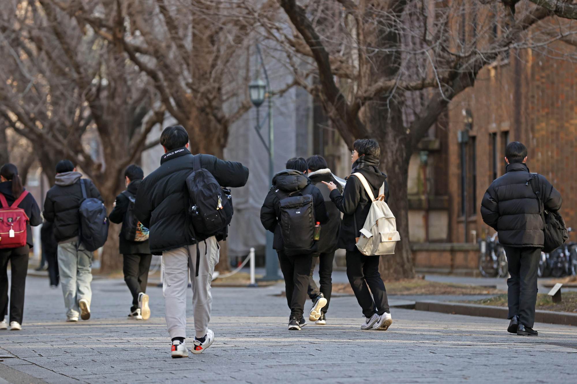 Students about to take their exams at the University of Tokyo. Academics say there has been a sharp increase in Chinese attending Japanese universities in the last couple of years. Photo: Kyodo Students about to take their exams at the University of Tokyo. Academics say there has been a sharp increase in Chinese attending Japanese universities in the last couple of years. Photo: Kyodo