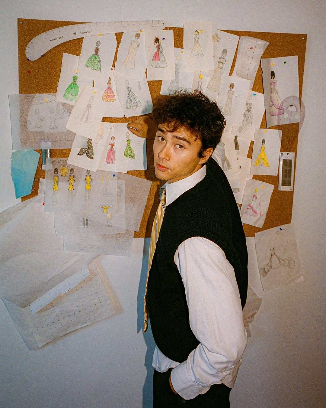 Meet fashion designer Joe Ando-Hirsh, whose clientele includes Dakota Johnson and Millie Bobby Brown. Photo: @joeandohirsh/Instagram