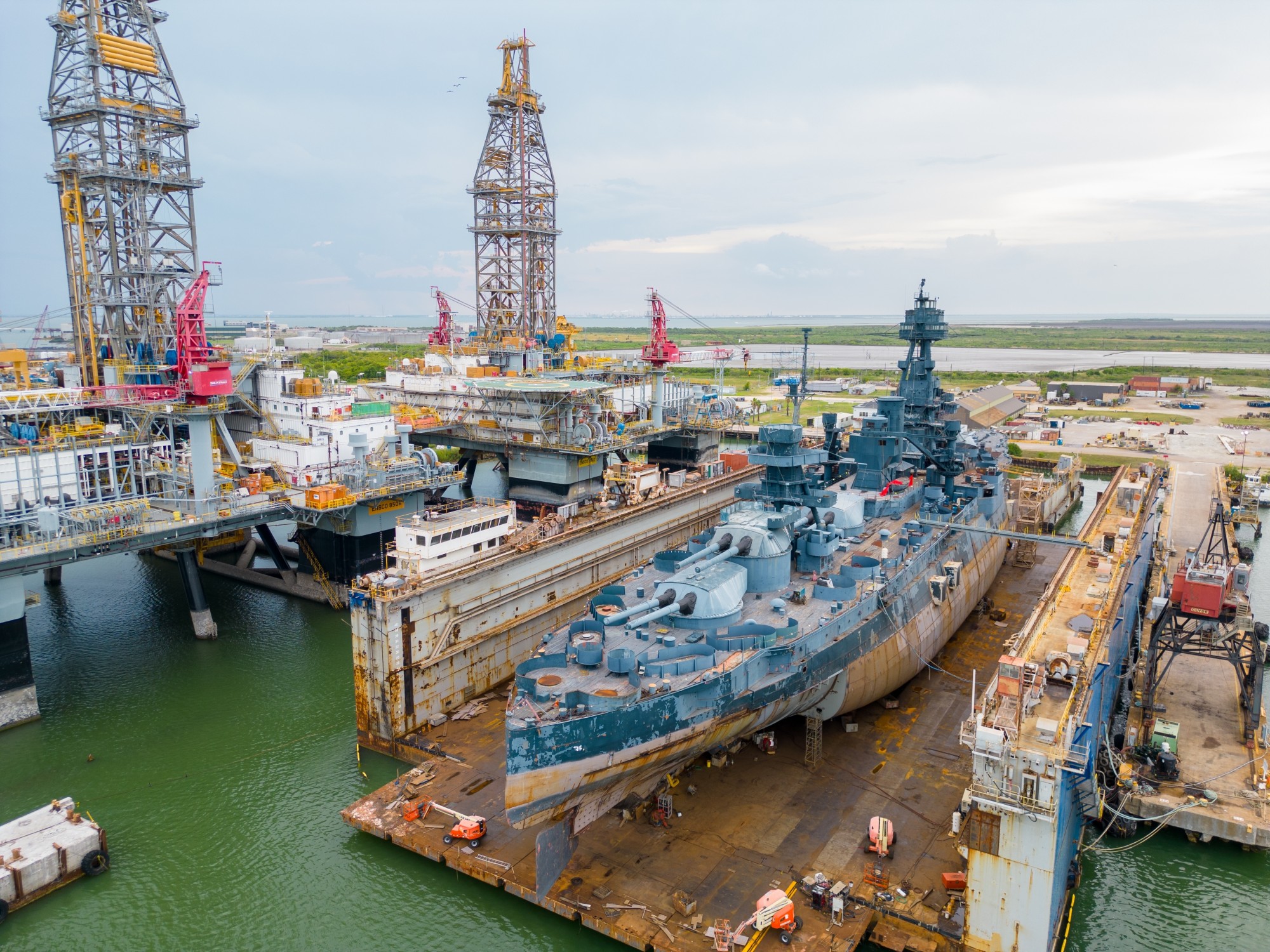 A shipyard in Galveston, Texas. US President Donald Trump announced in April a maritime action plan designed to rebuild America’s shipbuilding industry. Photo: Shutterstock A shipyard in Galveston, Texas. US President Donald Trump announced in April a maritime action plan designed to rebuild America’s shipbuilding industry. Photo: Shutterstock