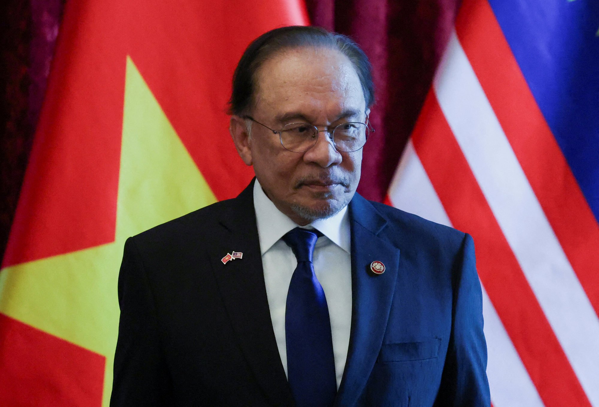 Malaysian Prime Minister Anwar Ibrahim at the 46th Asean Summit in Putrajaya, Malaysia, on May 25. Photo: Reuters