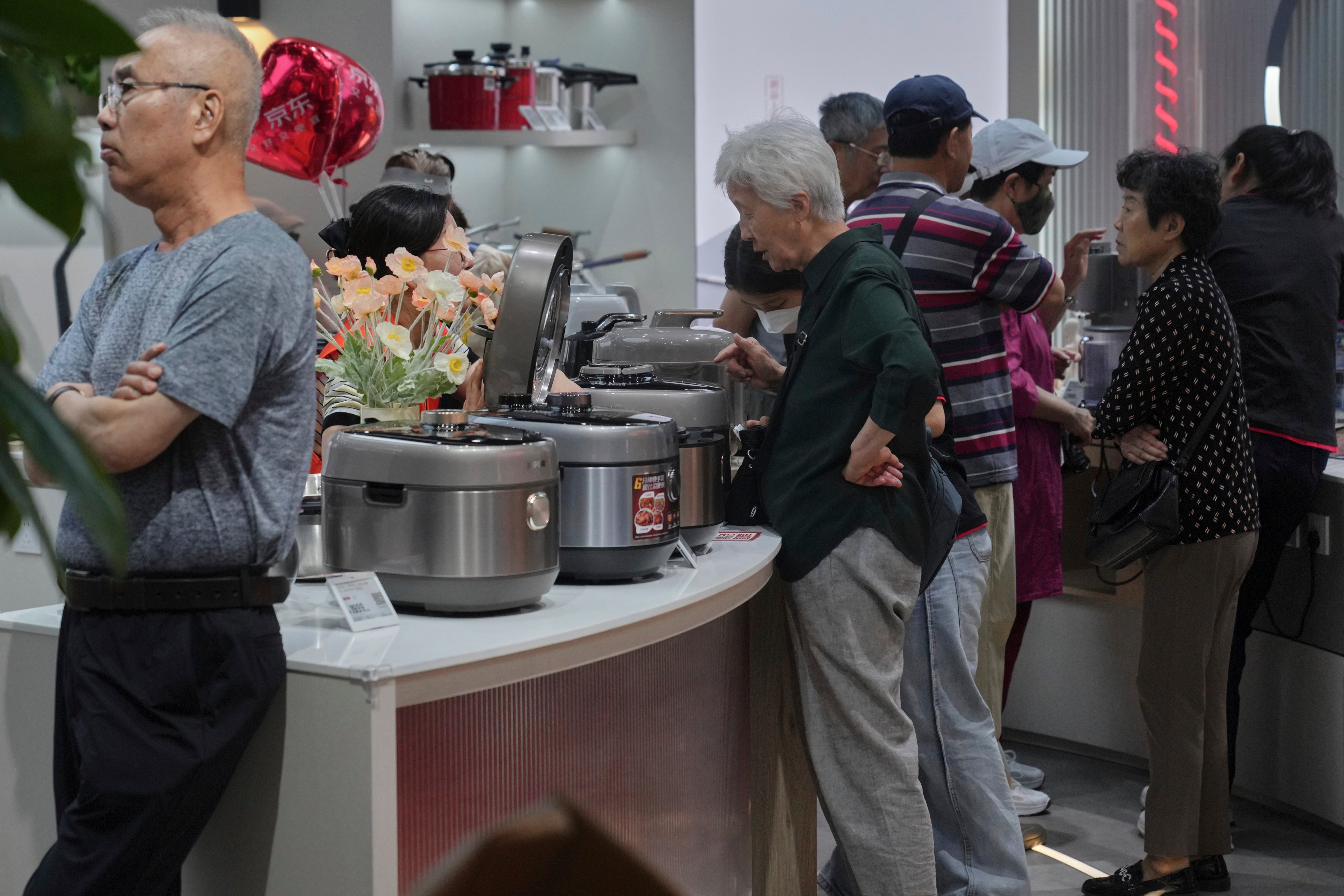 China’s domestic consumption is taking on greater importance as exports become a less reliable source of growth. Photo: AP