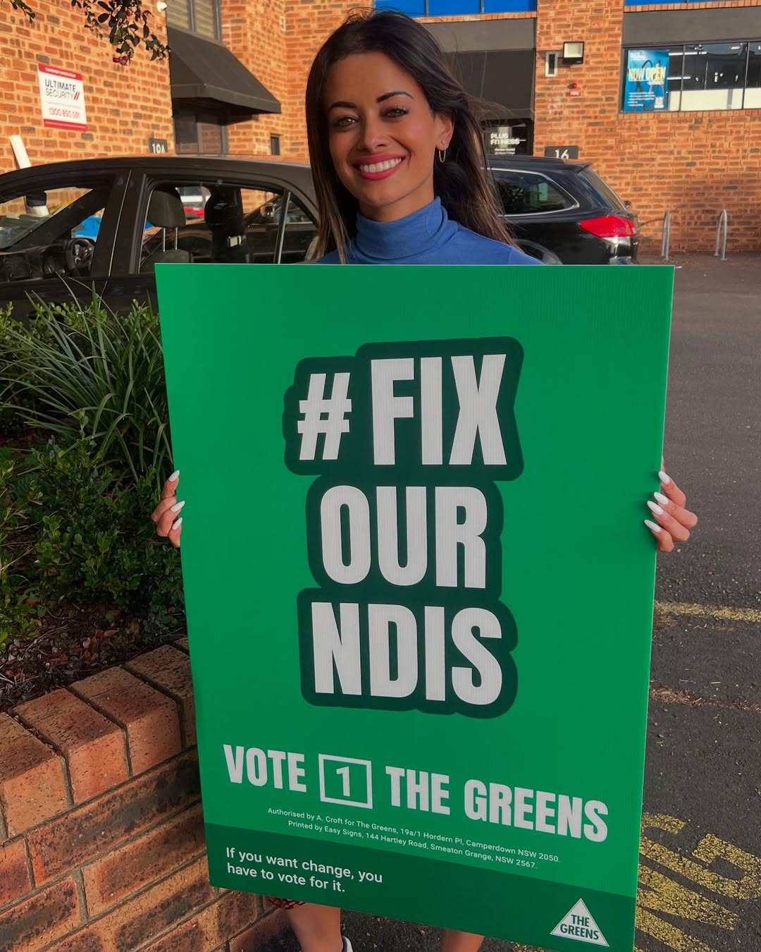 Australian politician Hannah Thomas has been charged with resisting arrest and refusing to comply with officers. Photo: Instagram/hannah4grayndler