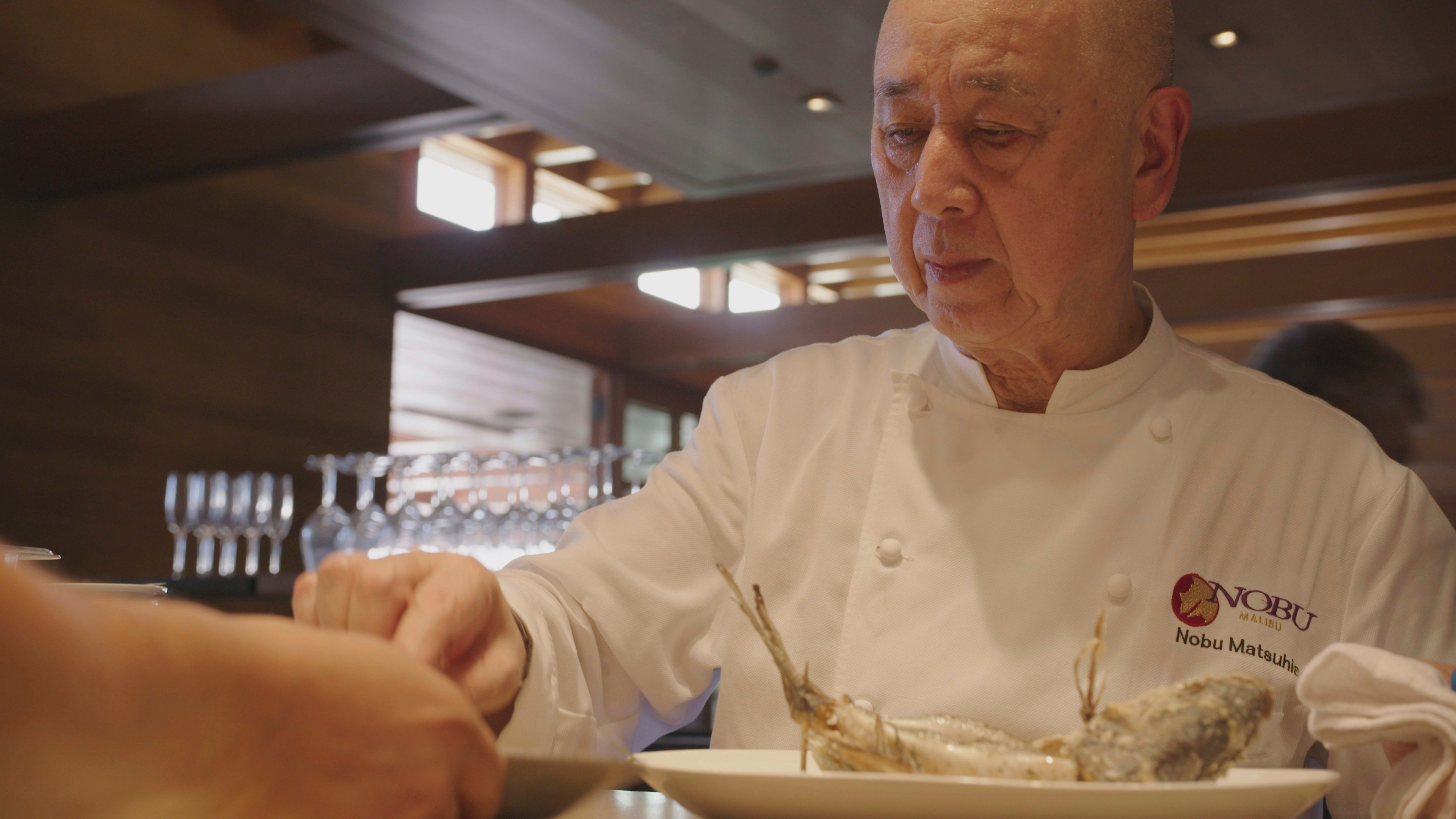 Nobuyuki Matsuhisa in a still from Nobu. The new documentary traces the Japanese celebrity chef’s journey and setbacks. Photo: Vertical Entertainment via AP