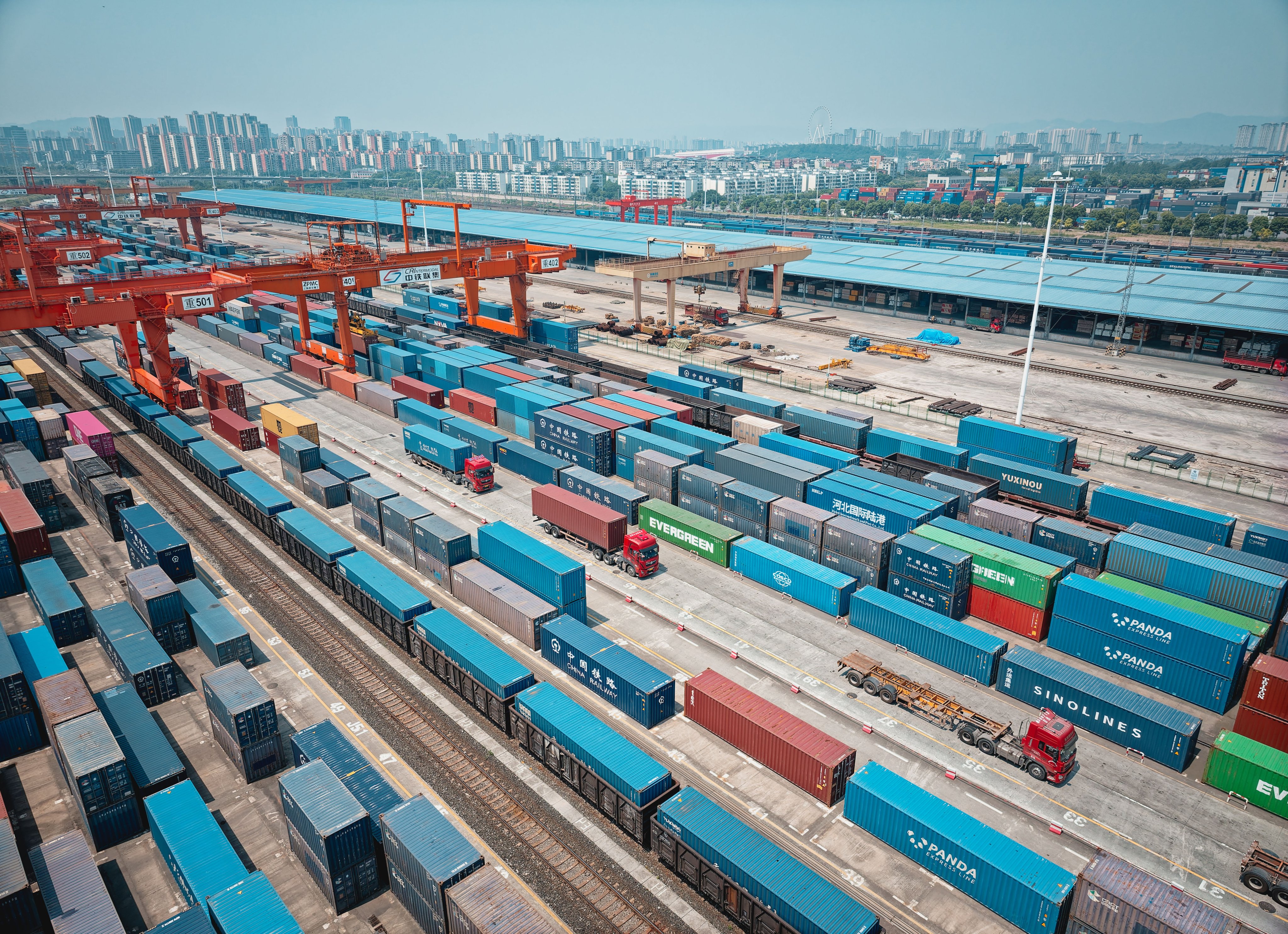 While China’s exports have been hit by US tariff increases, the overall economic picture in the first half of 2025 has remained stable. Photo: EPA-EFE