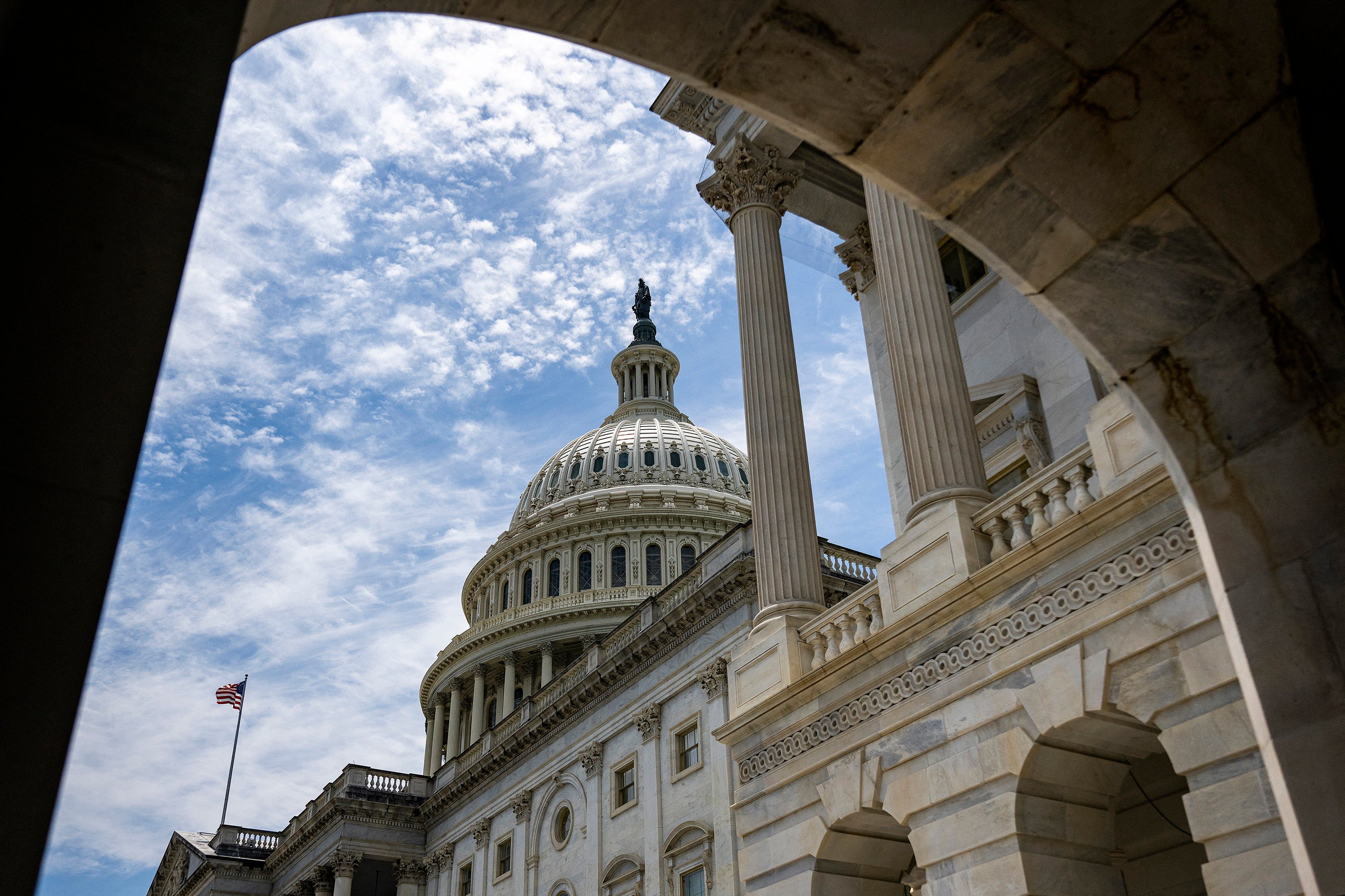 A view of the US Capitol in Washington on Monday. Photo: TNS