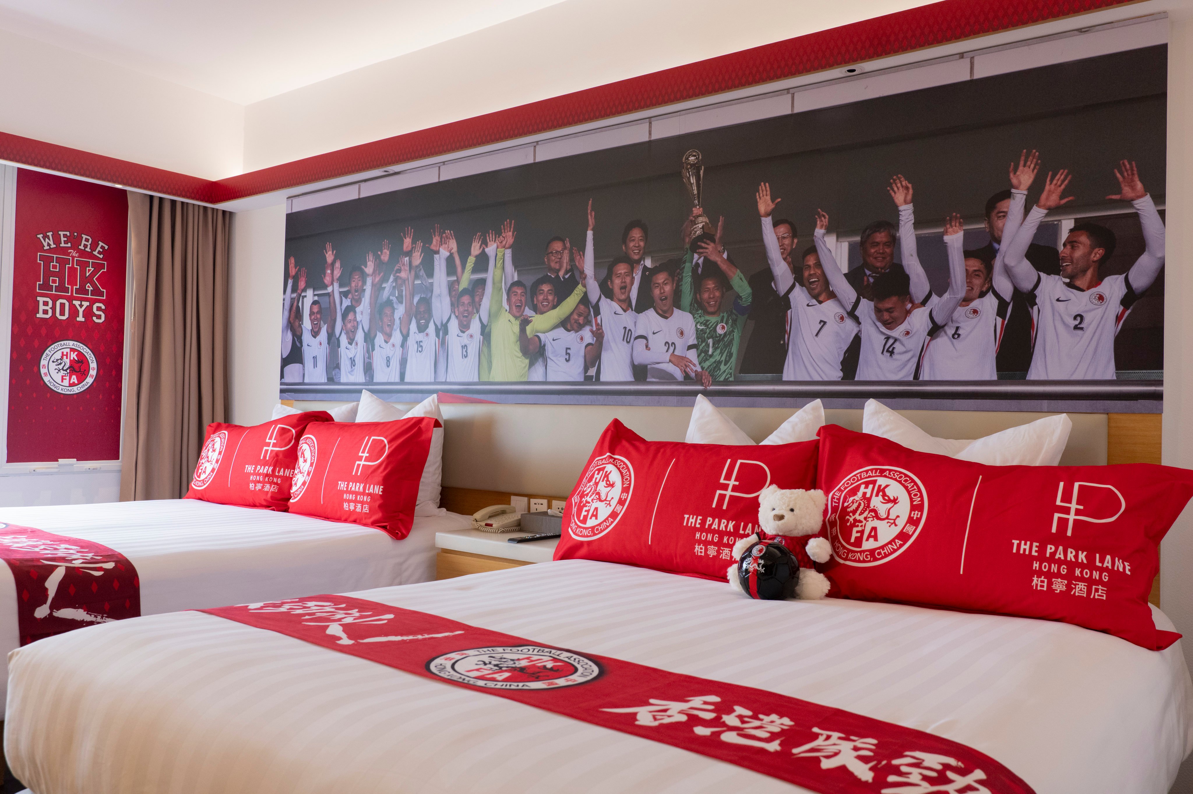 Inside the “We Are the Hong Kong Boys Family Room”. Photo: HKFA