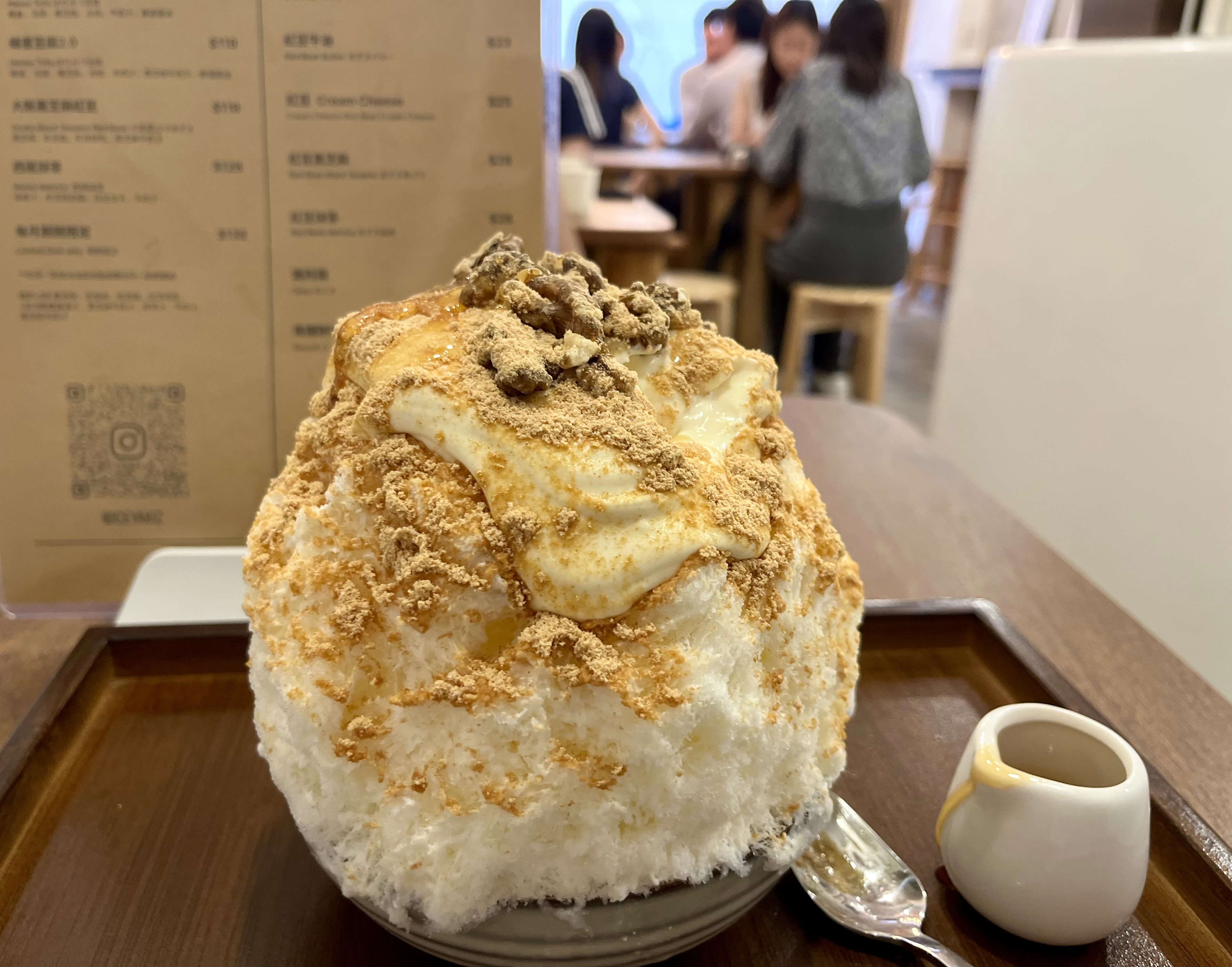 Honey tofu kakigori at Iceyaki. Photo: Kylie Knott