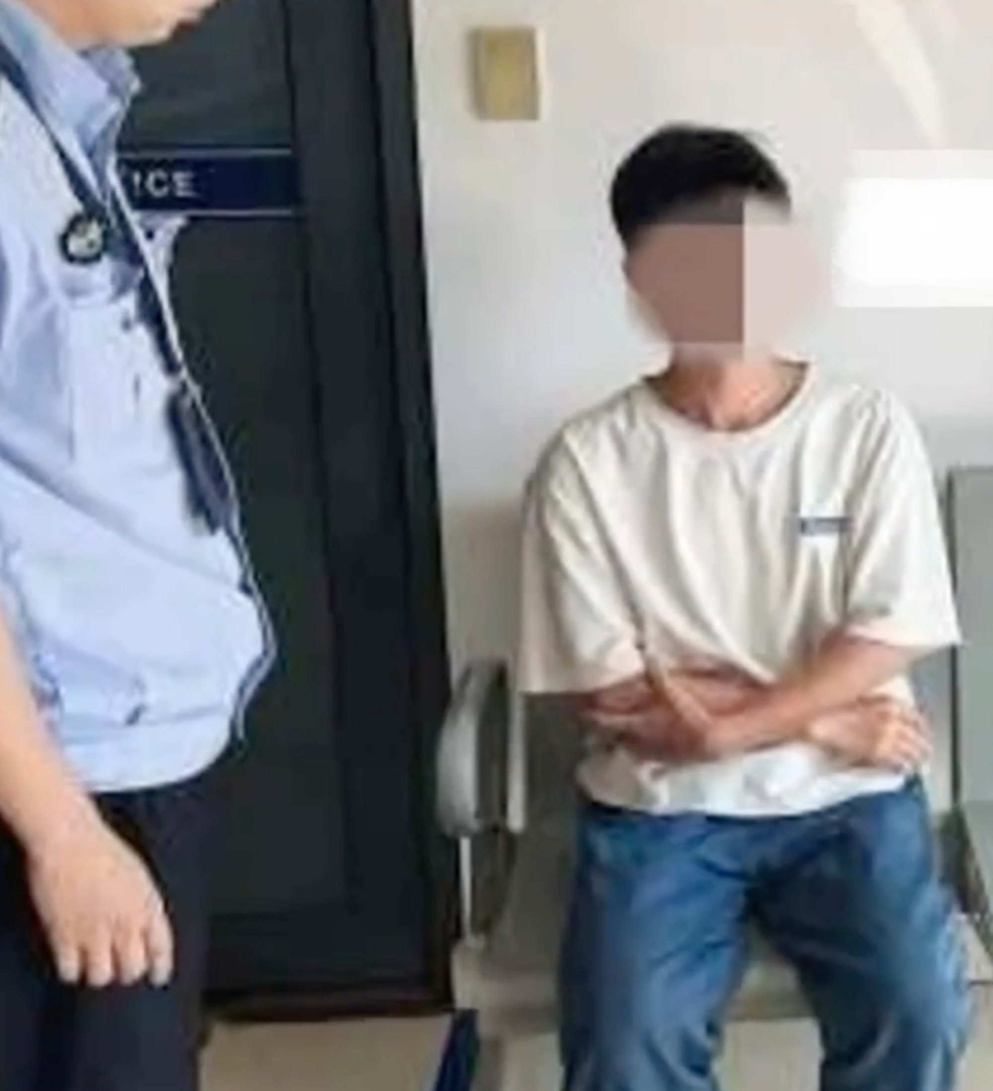 Police eventually found Xiaolin after six days because surveillance cameras pinpointed his position. Photo: Handout Police eventually found Xiaolin after six days because surveillance cameras pinpointed his position. Photo: Handout