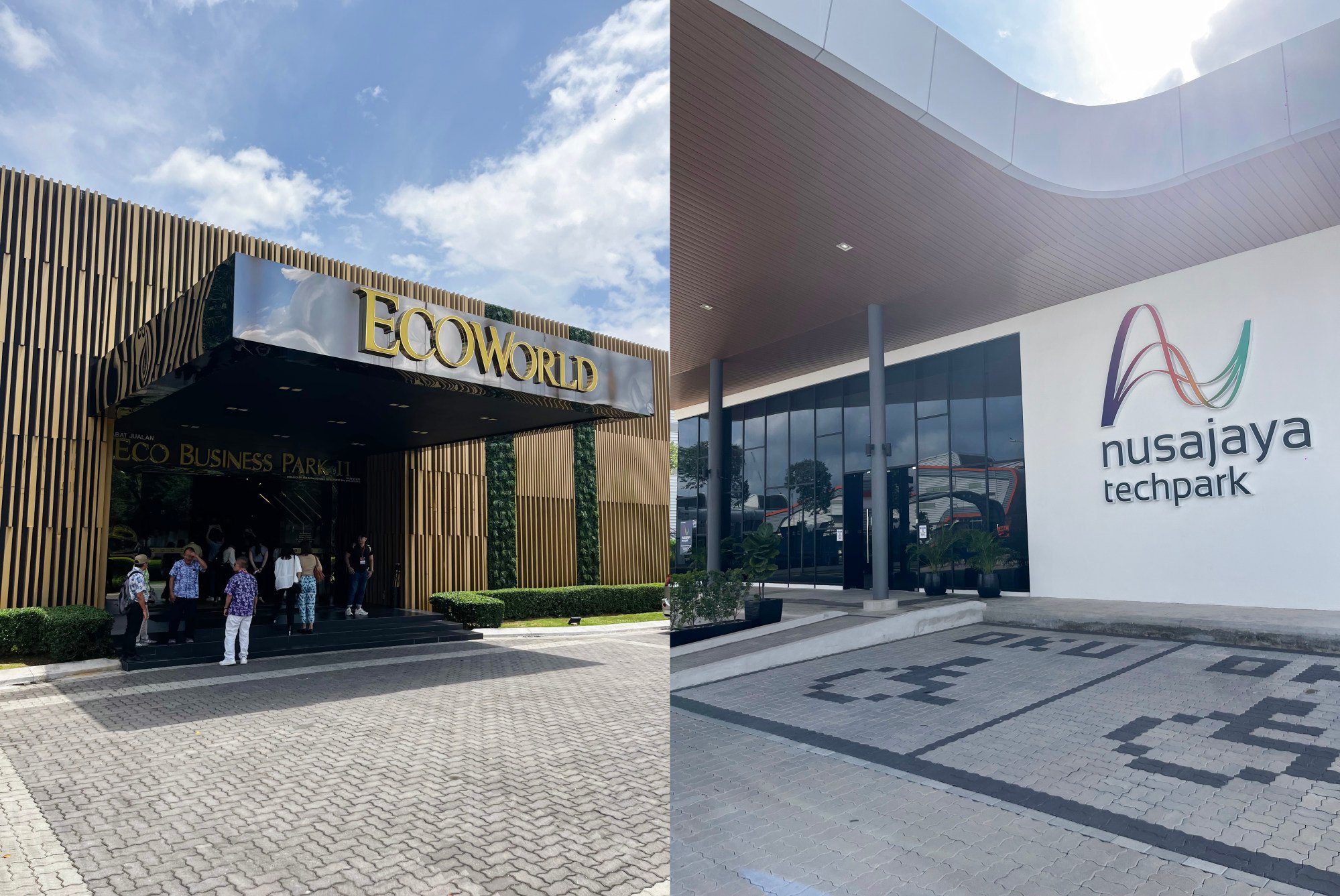 Two of the industrial estates located in the Johor-Singapore Special Economic Zone. Photo: Jean Iau
